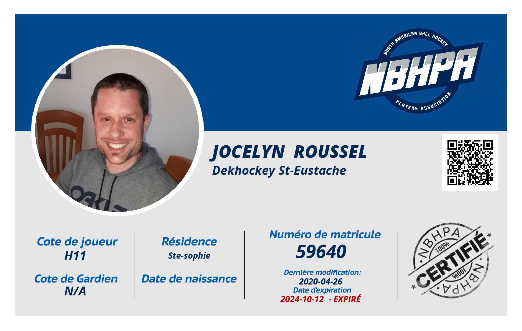 Jocelyn  Roussel 