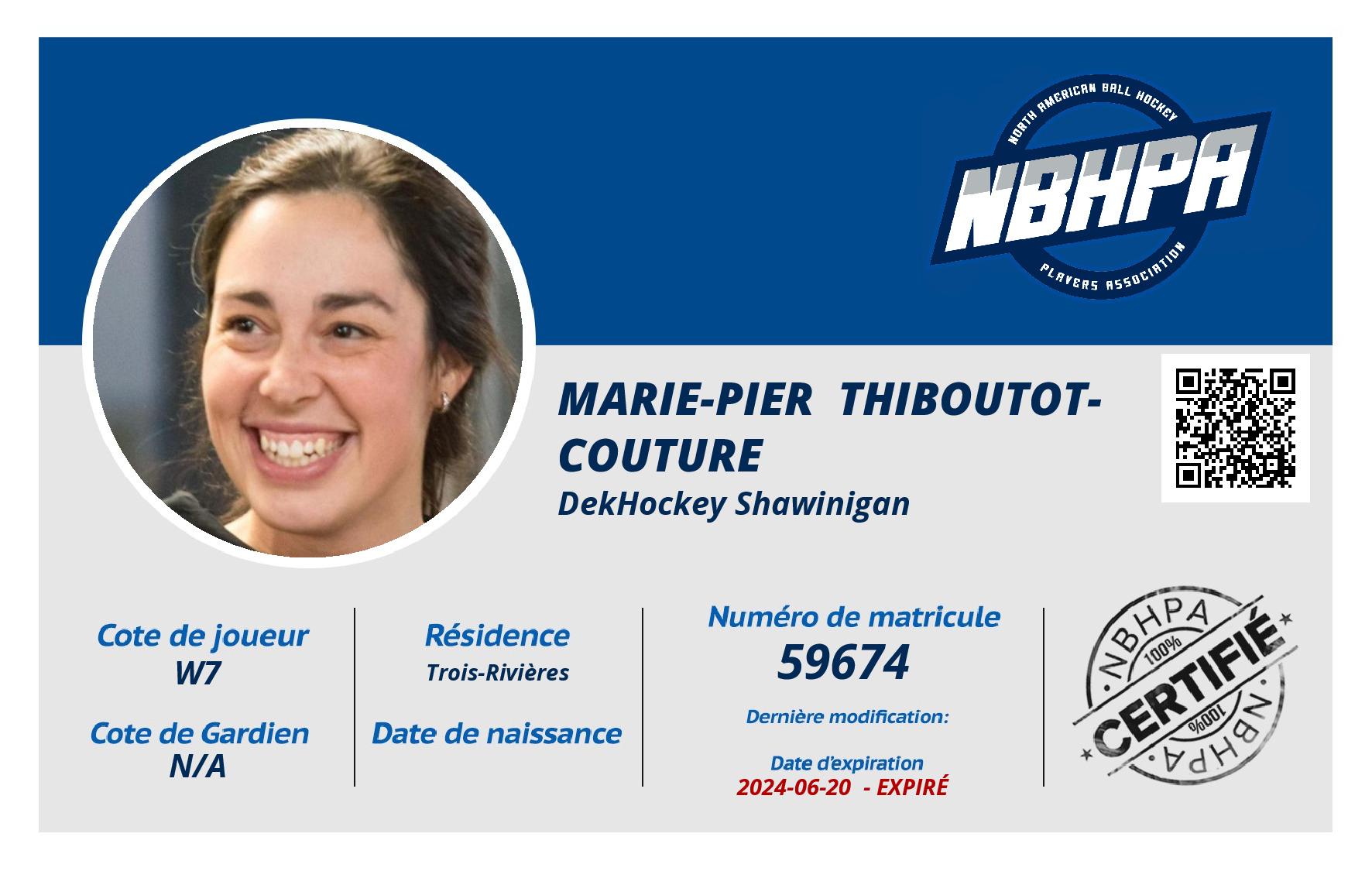 Marie-Pier  Thiboutot-Couture 