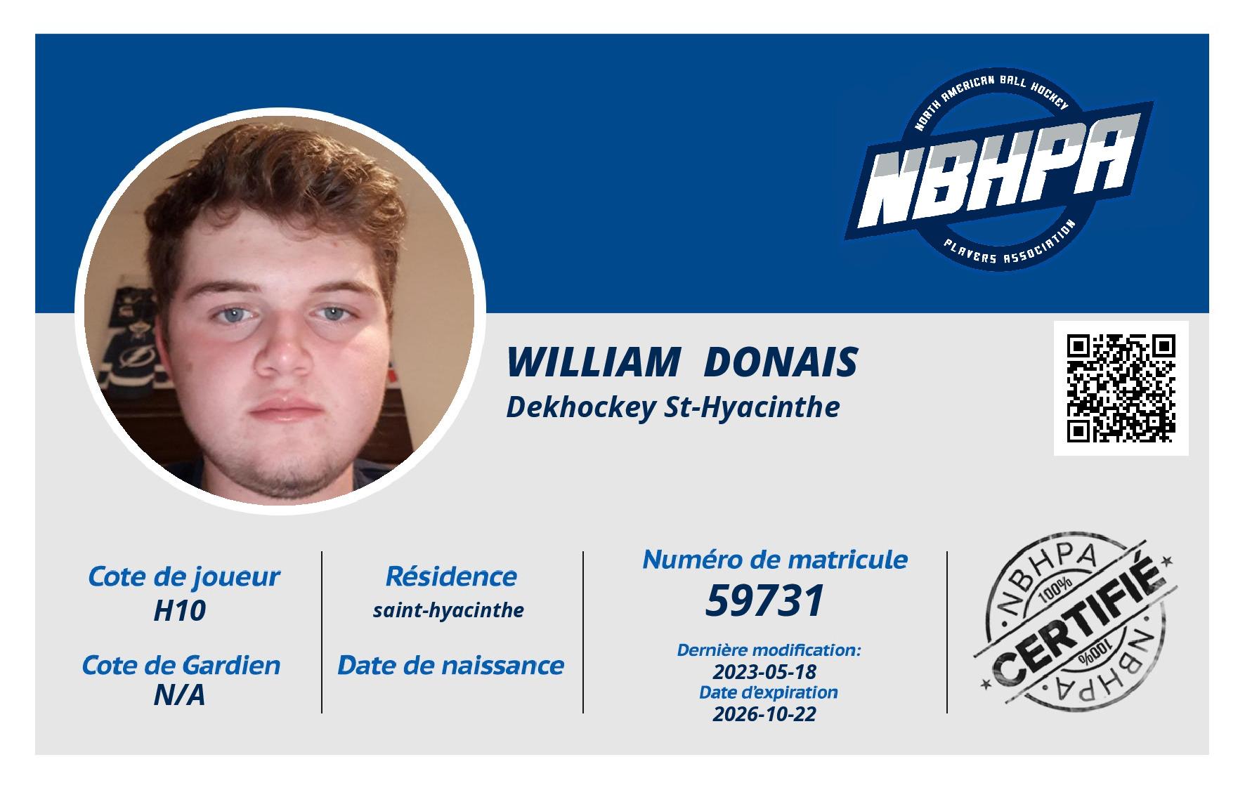 William  Donais 