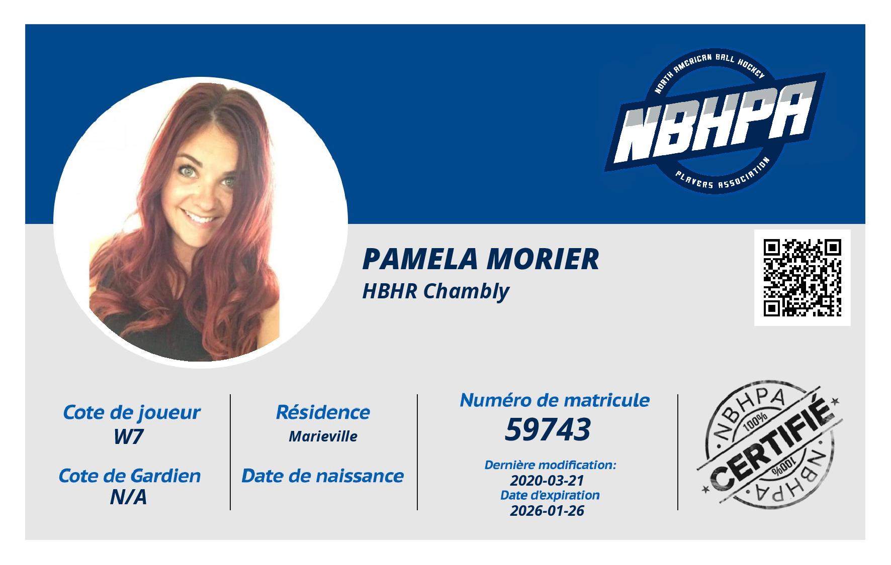 Pamela Morier