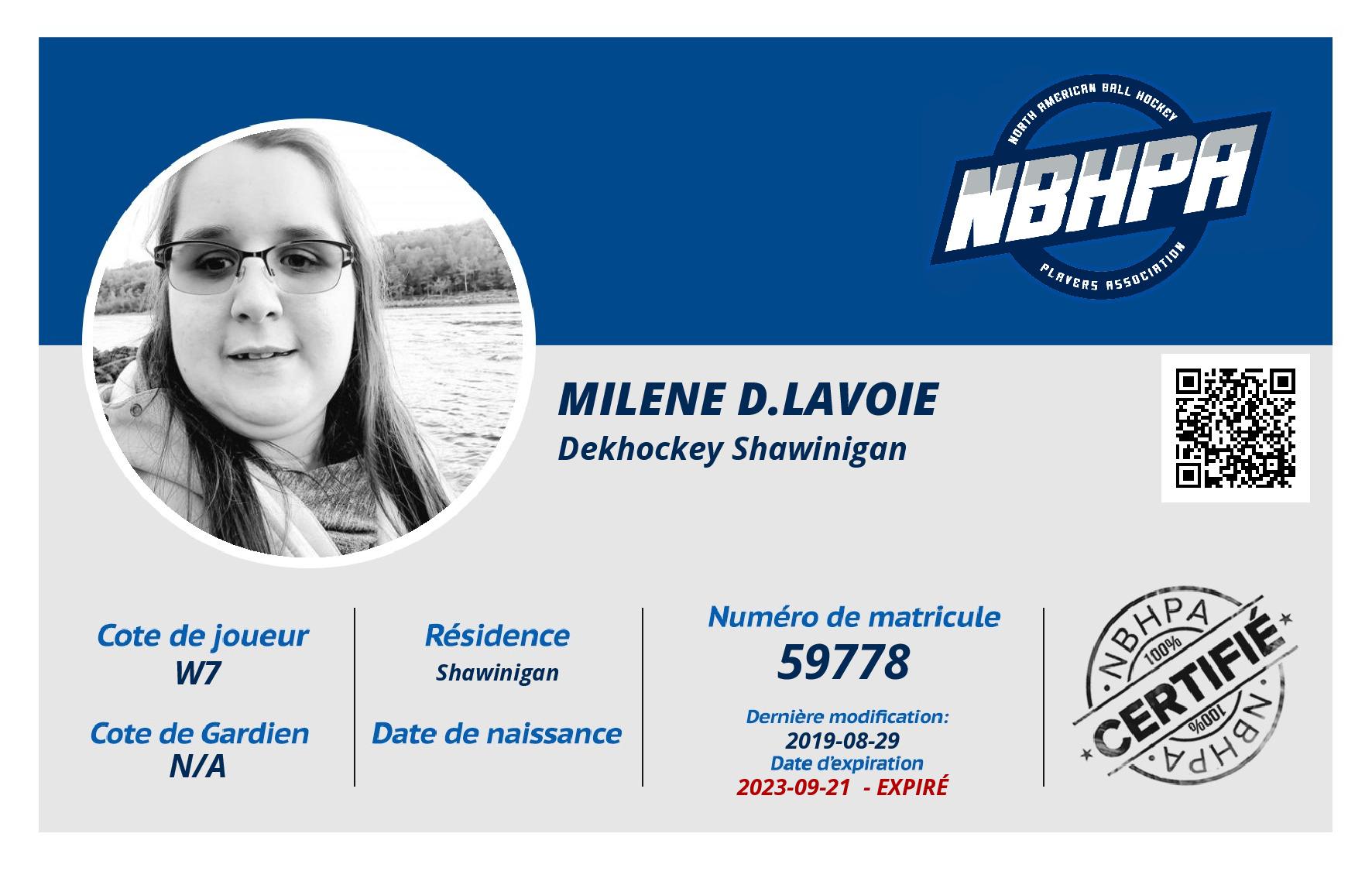 Milene D.Lavoie