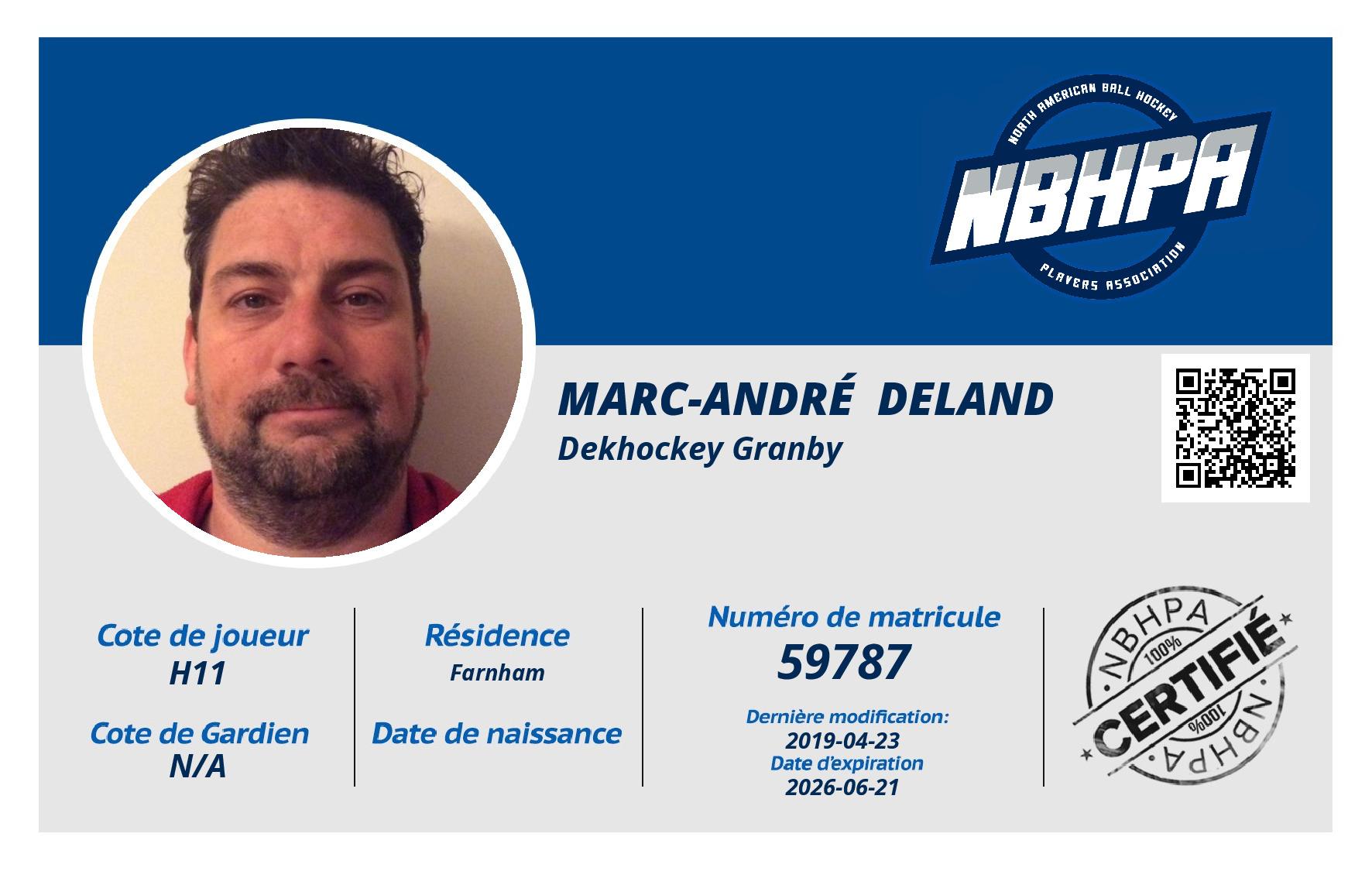 Marc-André  Deland