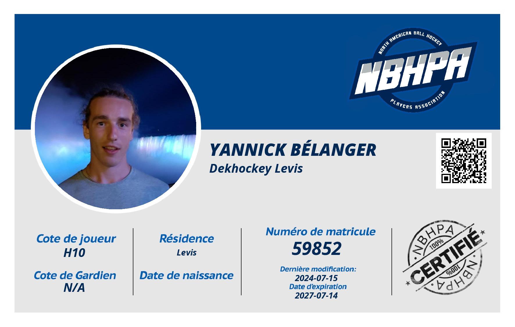 Yannick Bélanger