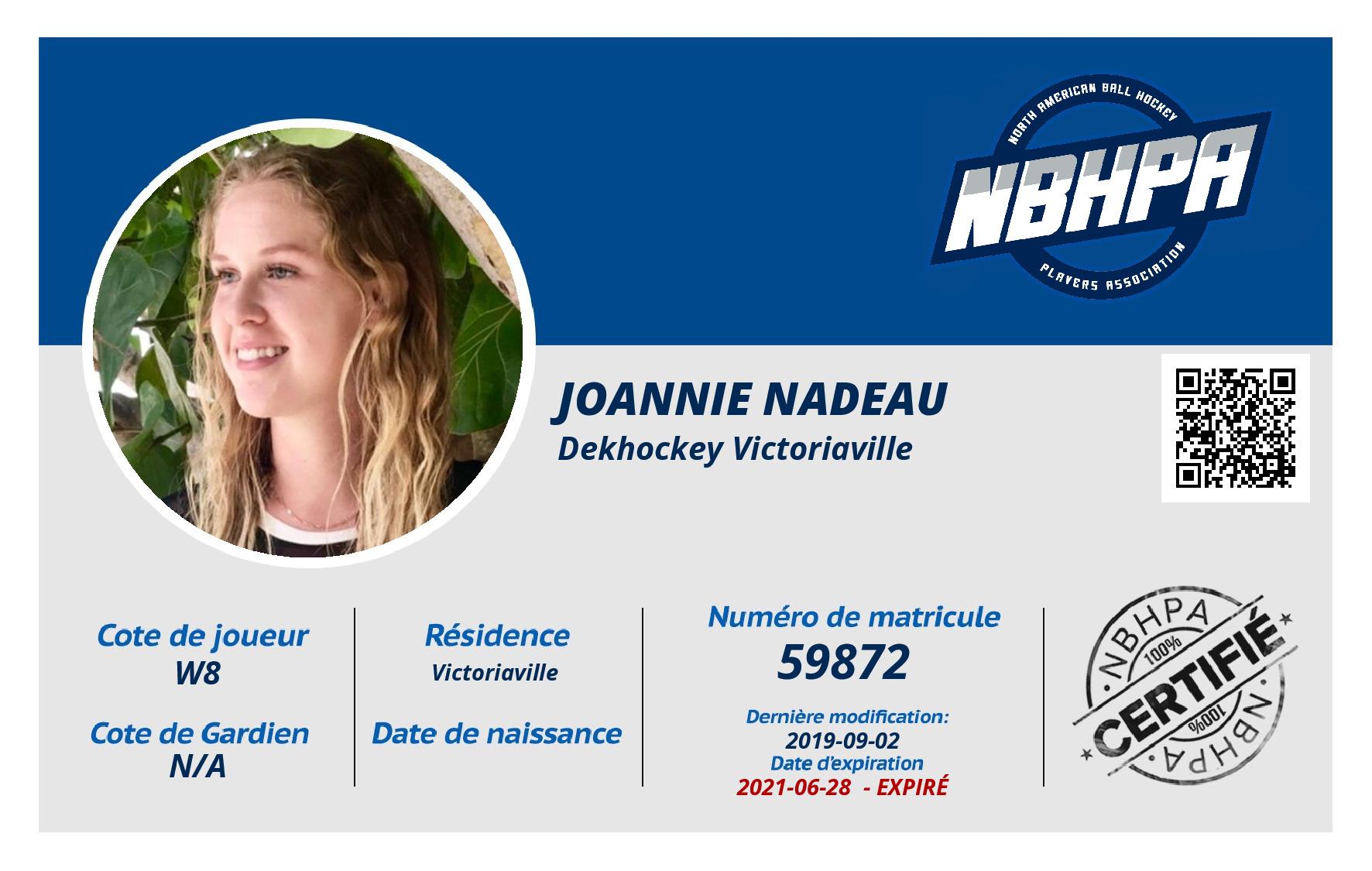 Joannie Nadeau