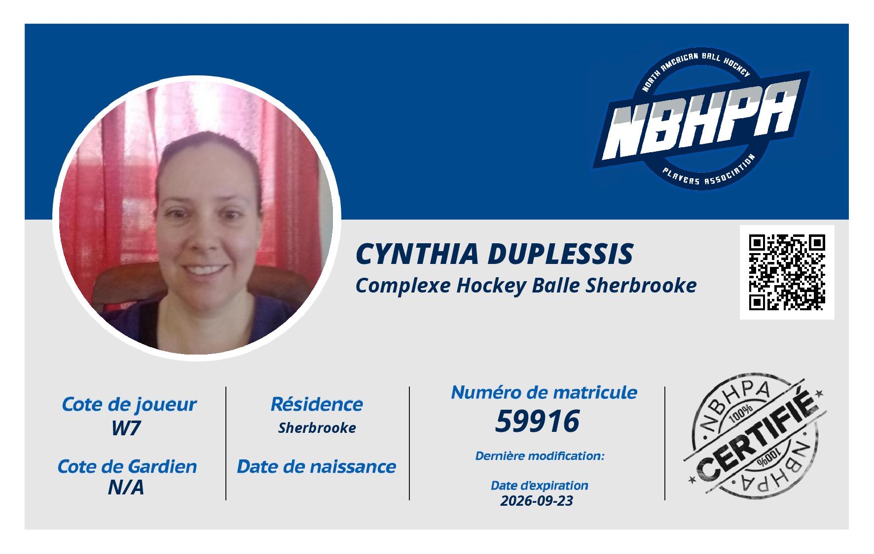 Cynthia Duplessis