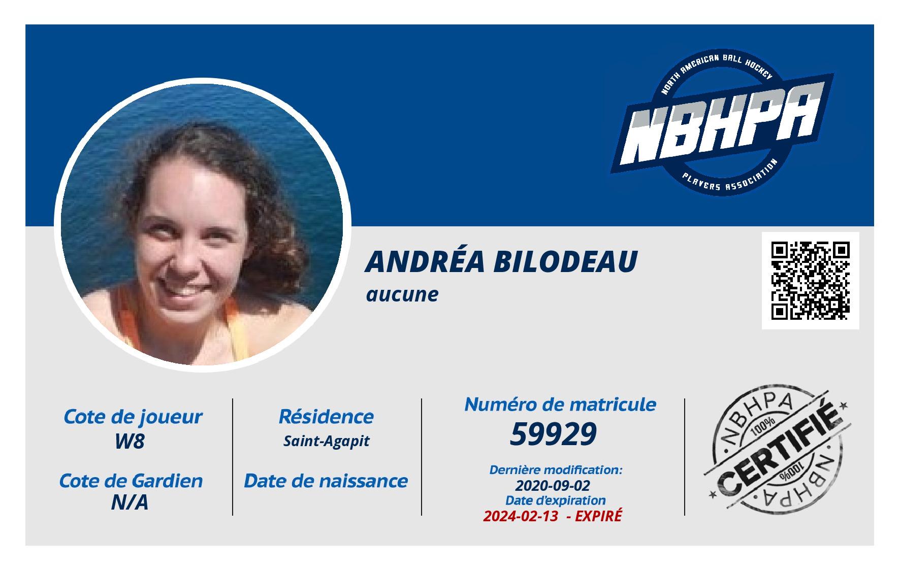 Andréa Bilodeau