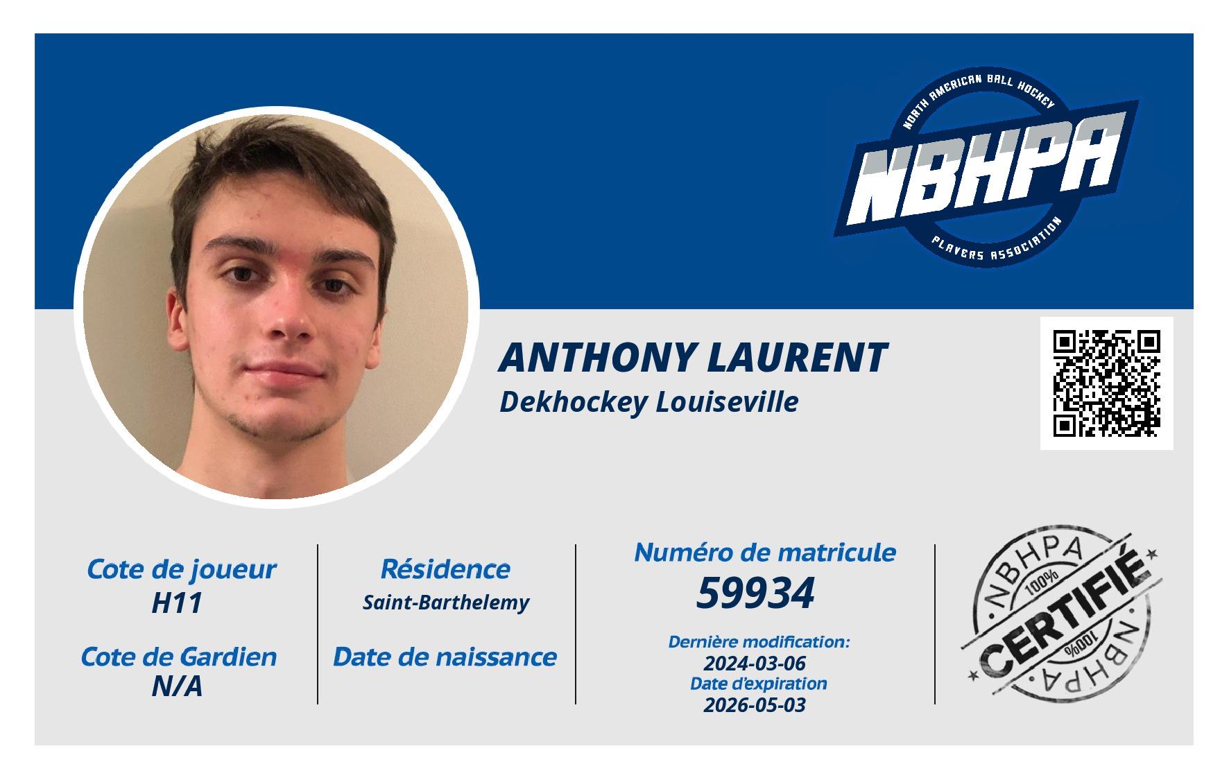 Anthony Laurent