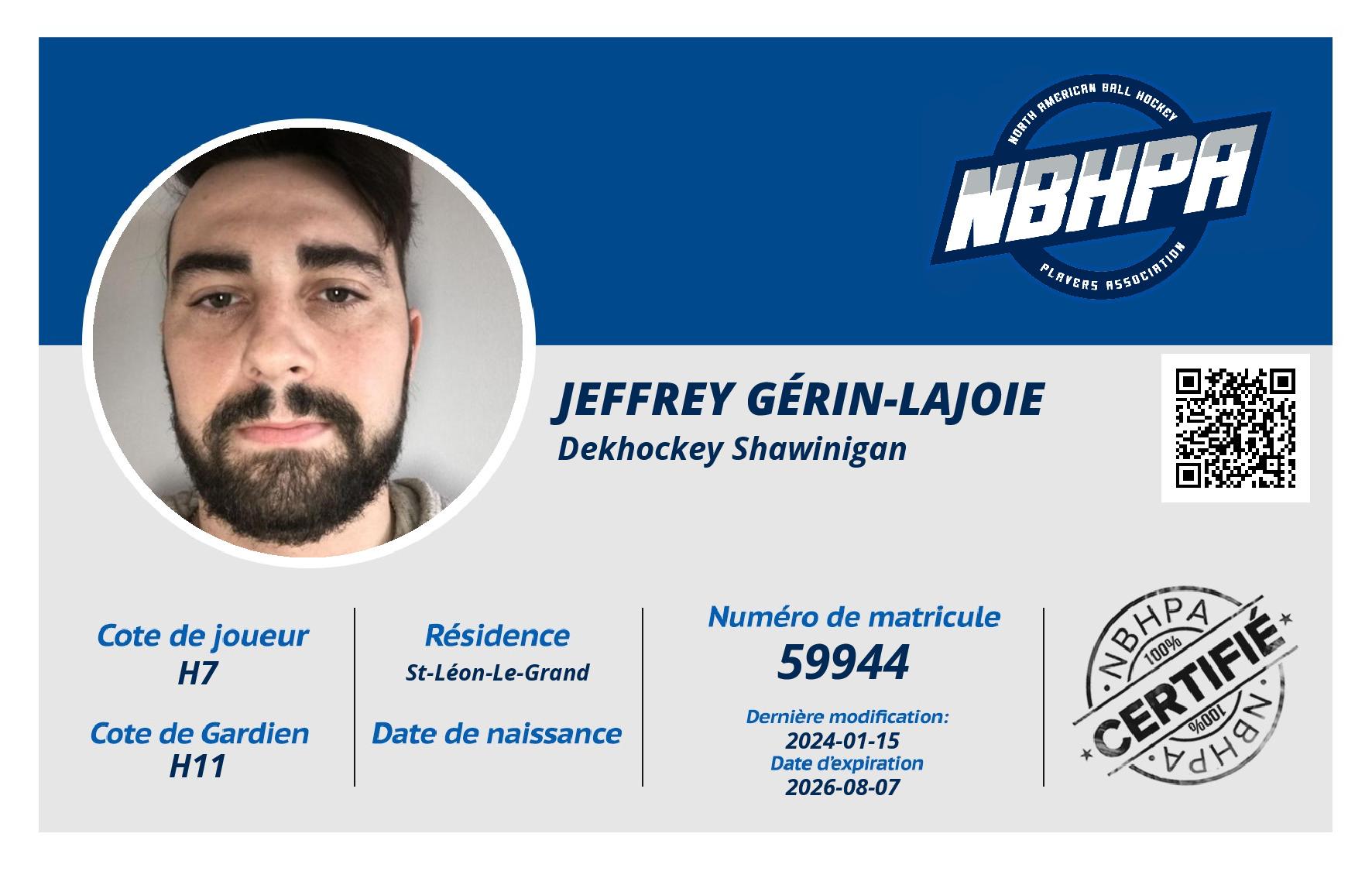 Jeffrey Gérin-Lajoie