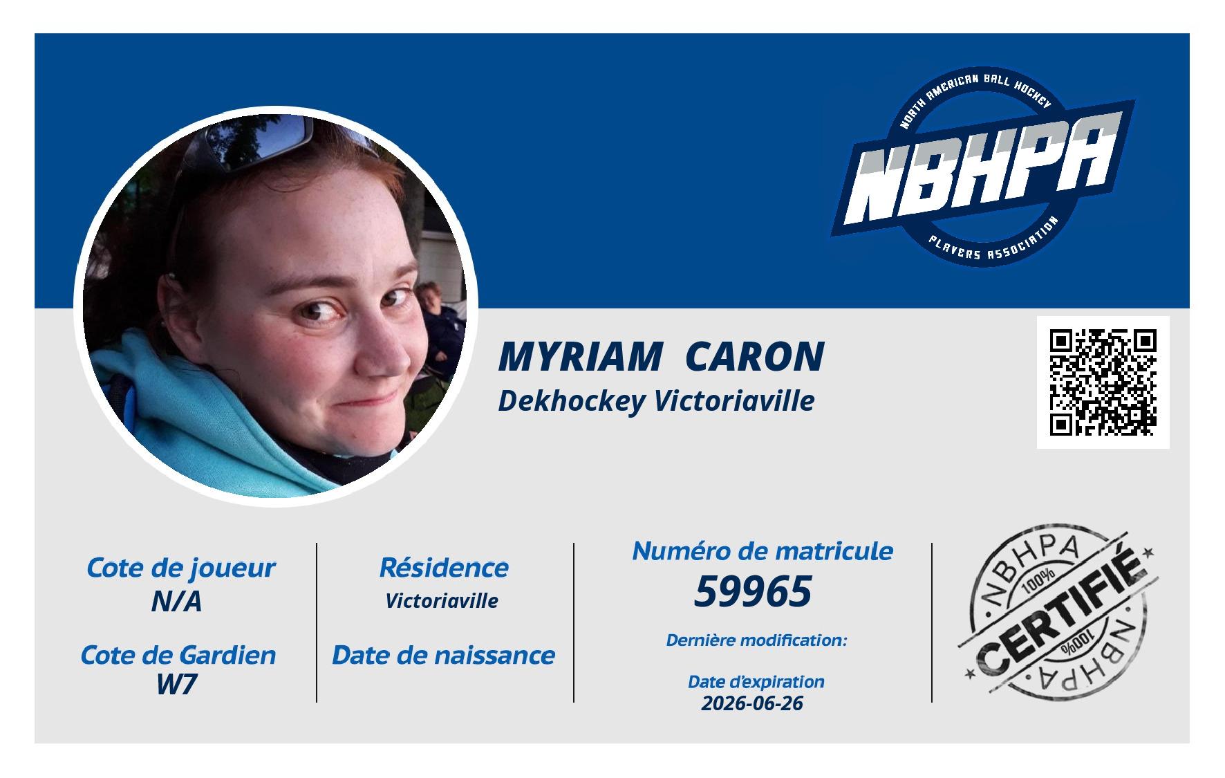 Myriam  Caron