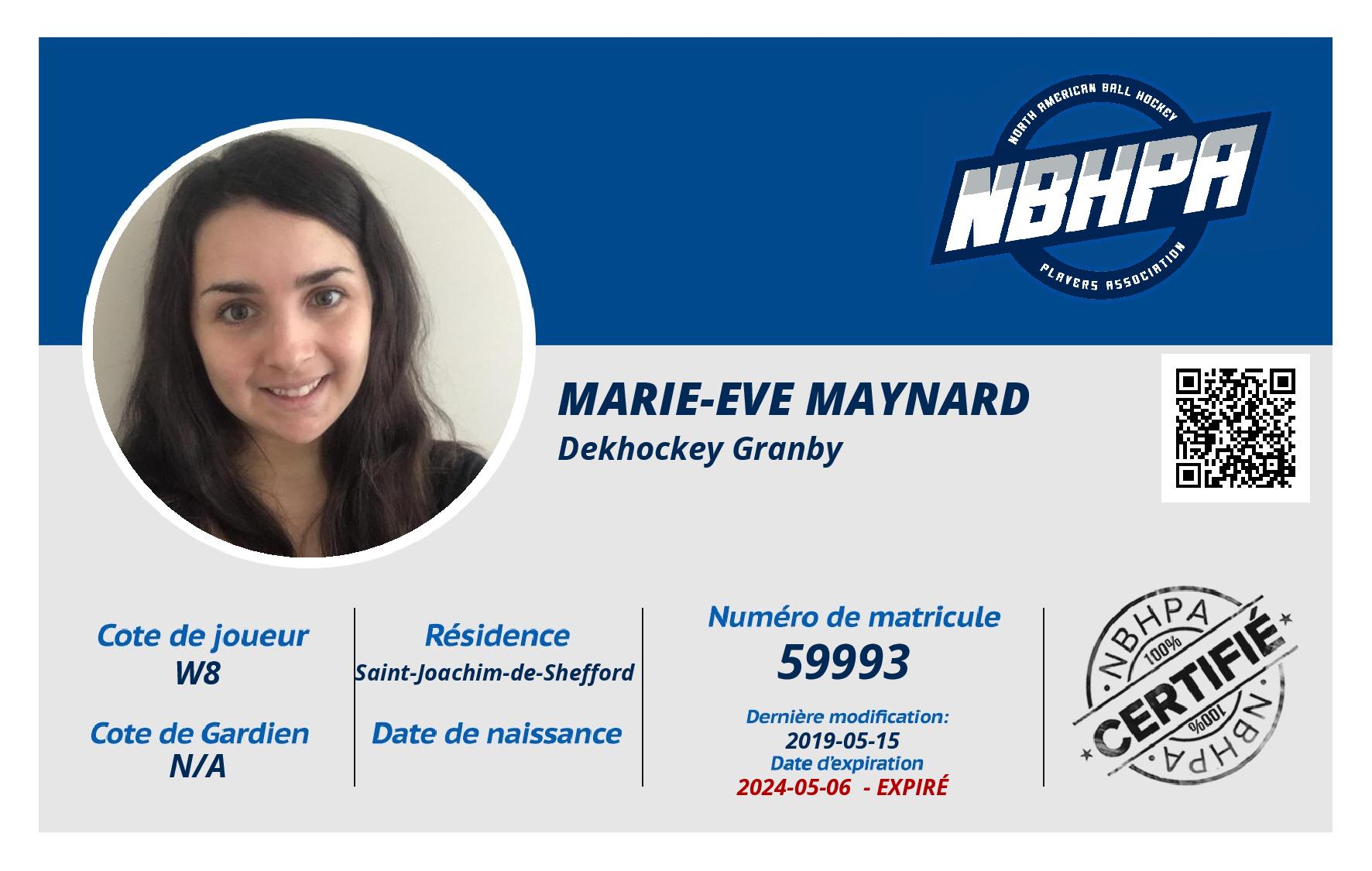 Marie-Eve Maynard