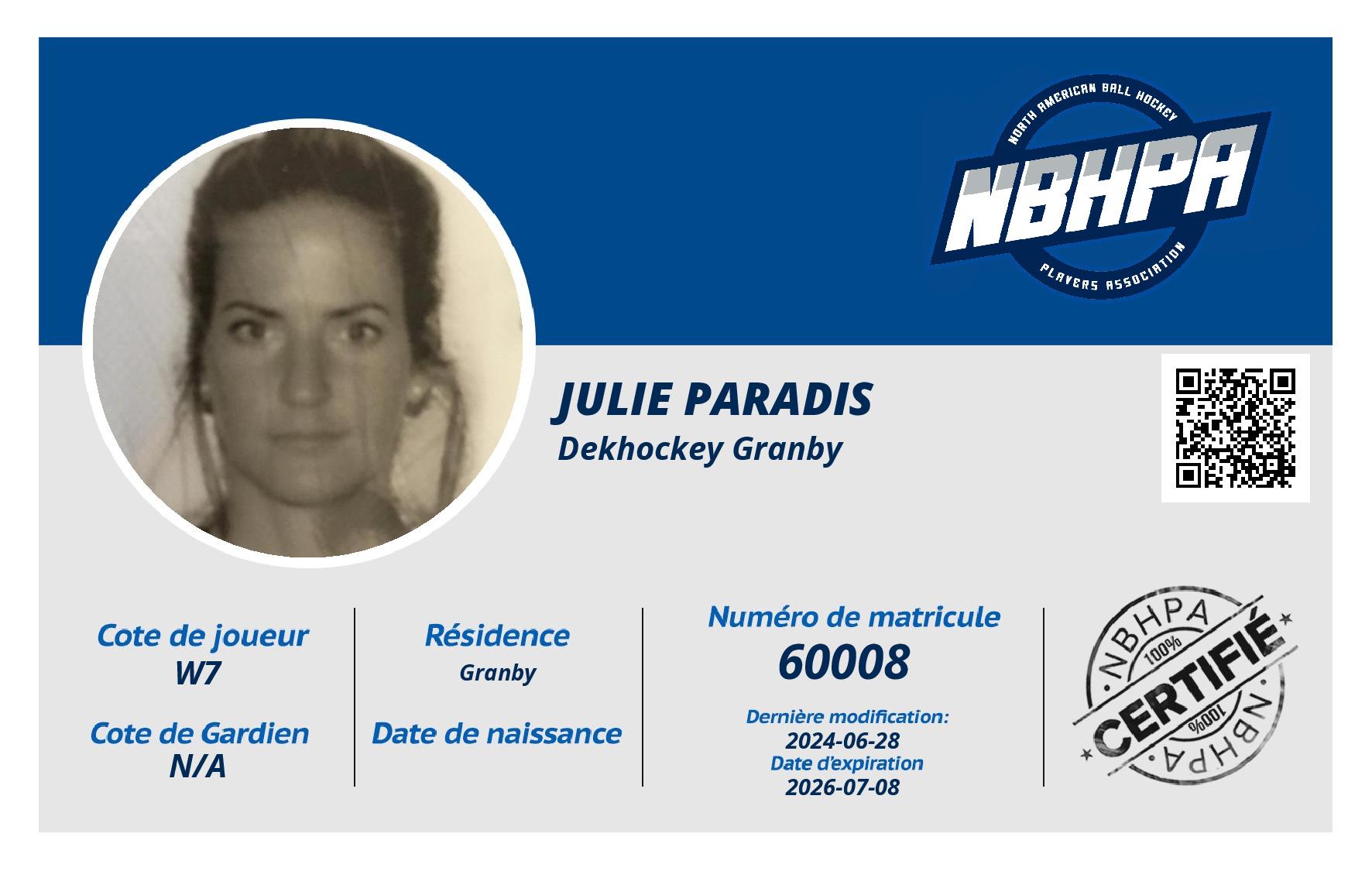 Julie Paradis