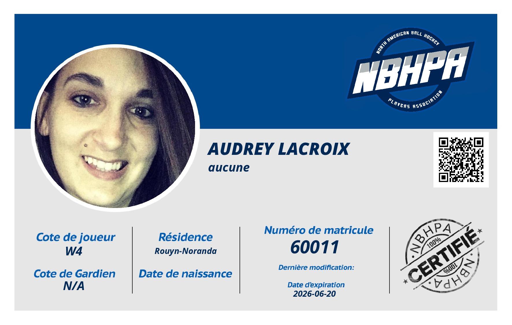 Audrey Lacroix