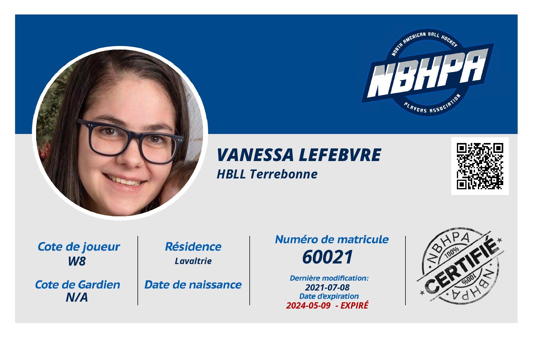 Vanessa Lefebvre