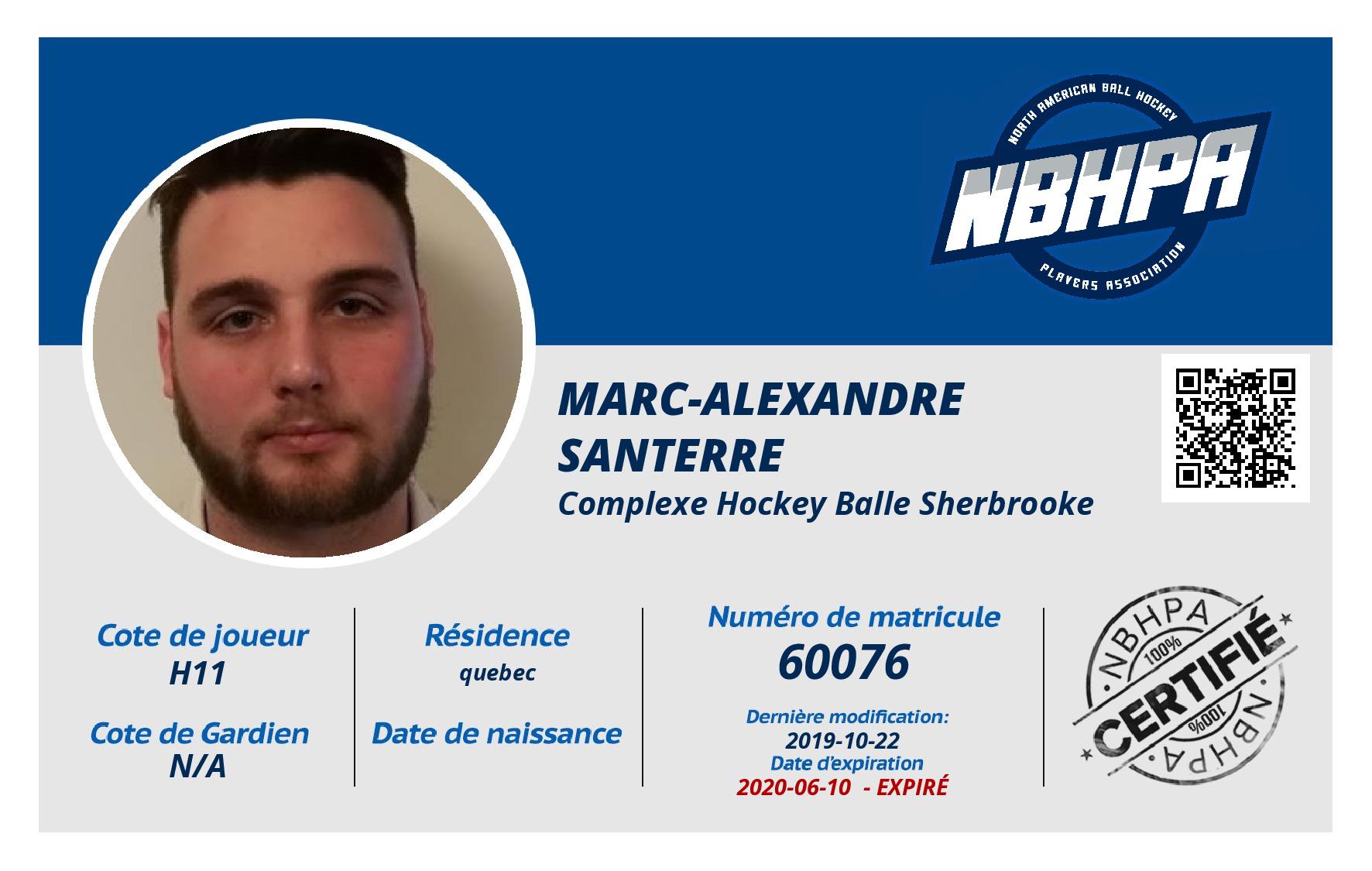 Marc-Alexandre  Santerre