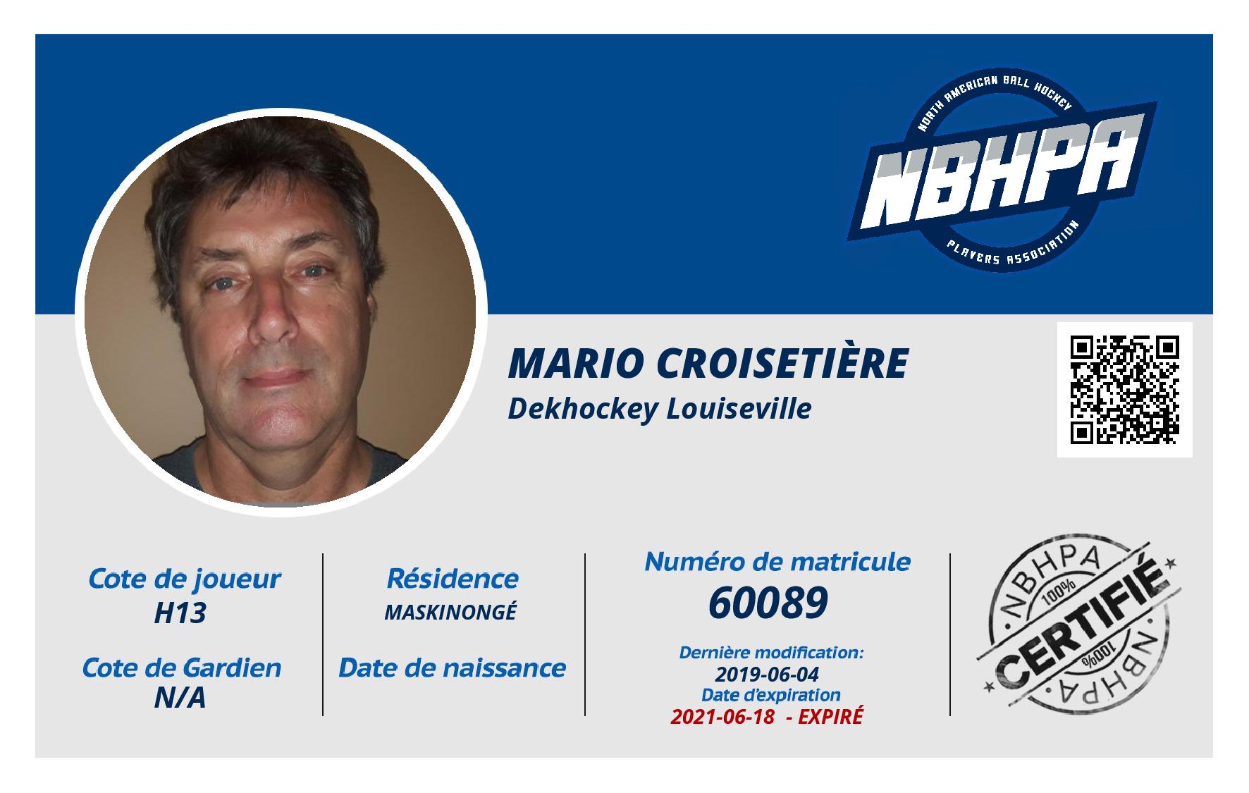 Mario Croisetière 