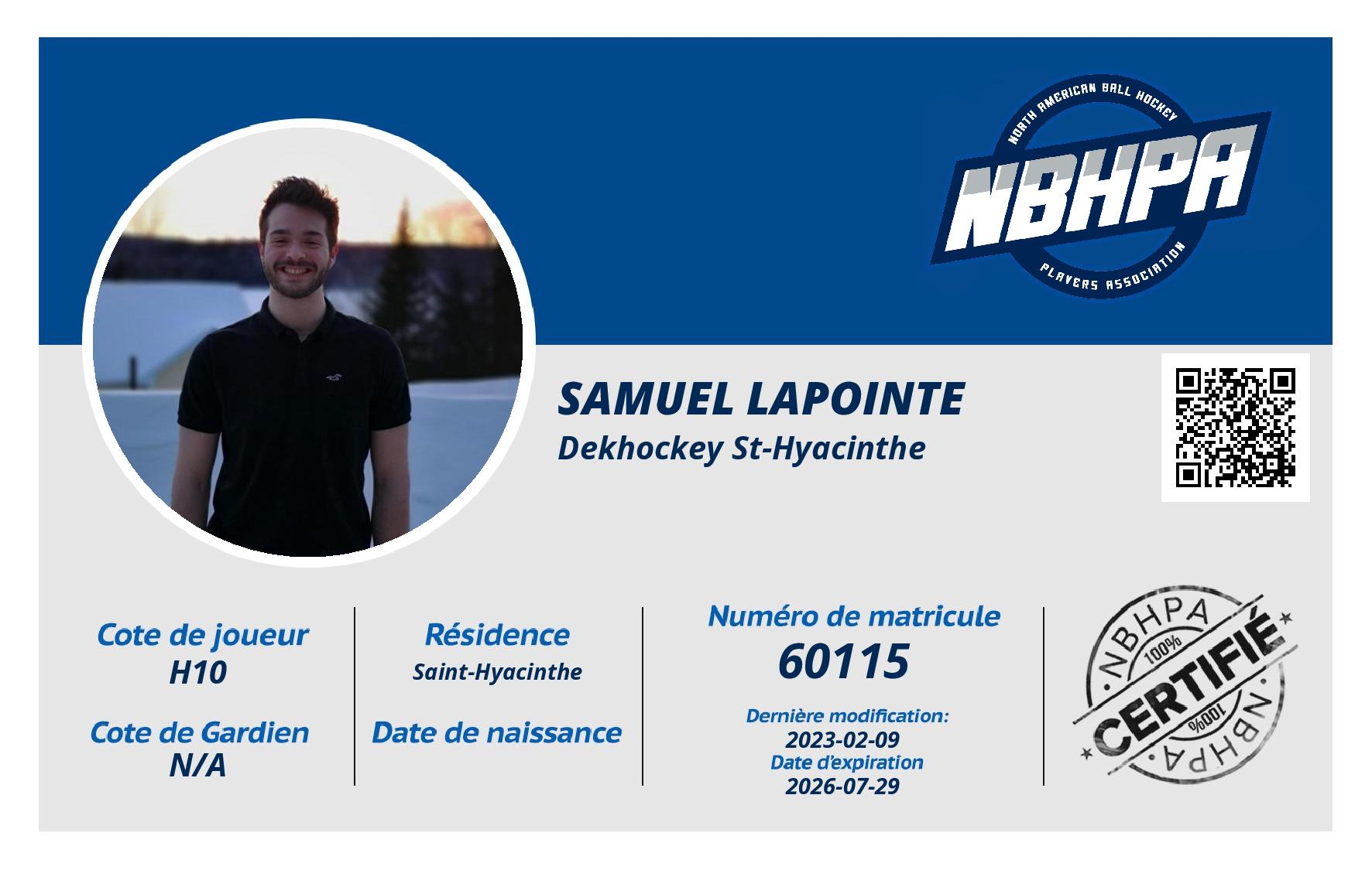 Samuel Lapointe