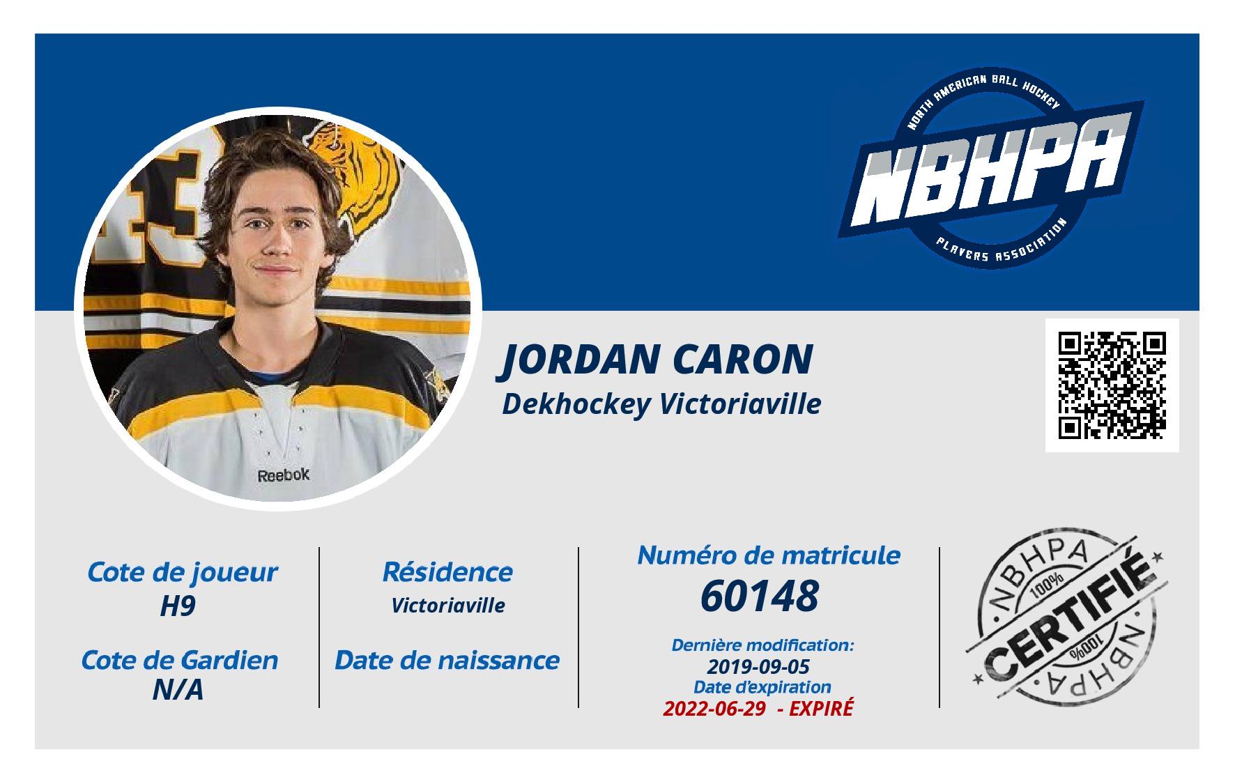 Jordan Caron
