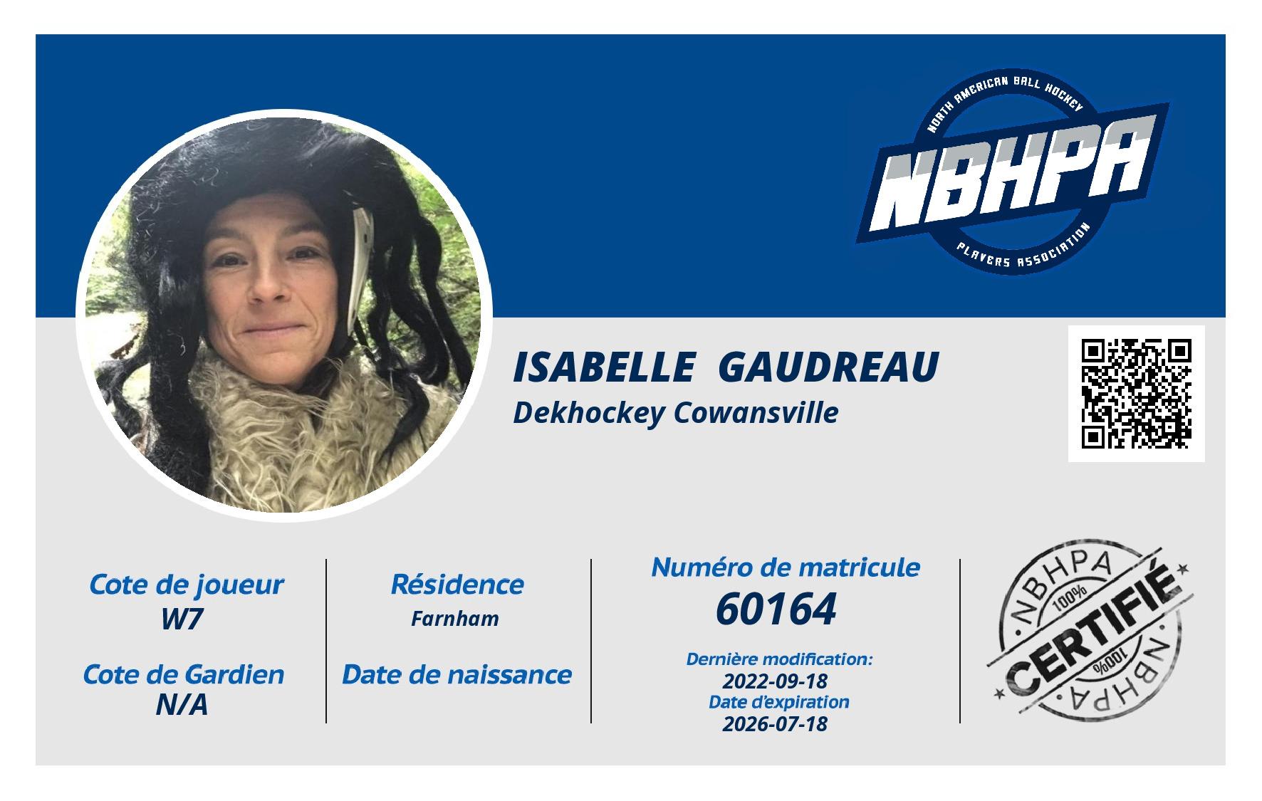Isabelle  Gaudreau 