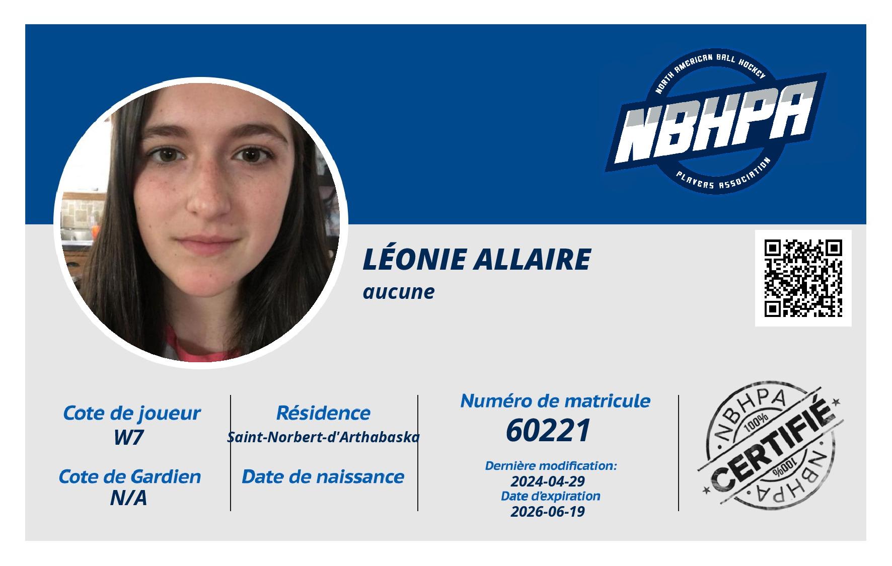 Léonie Allaire