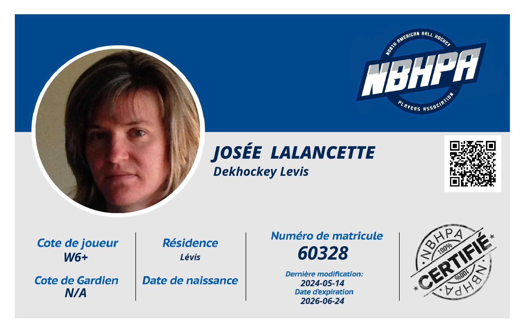 Josée  Lalancette