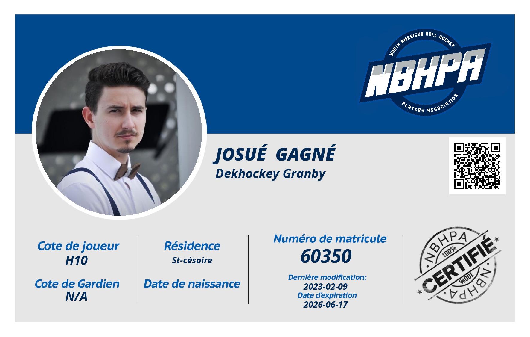 Josué  Gagné