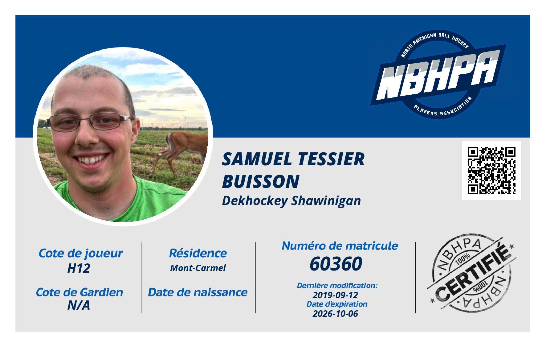 Samuel Tessier Buisson