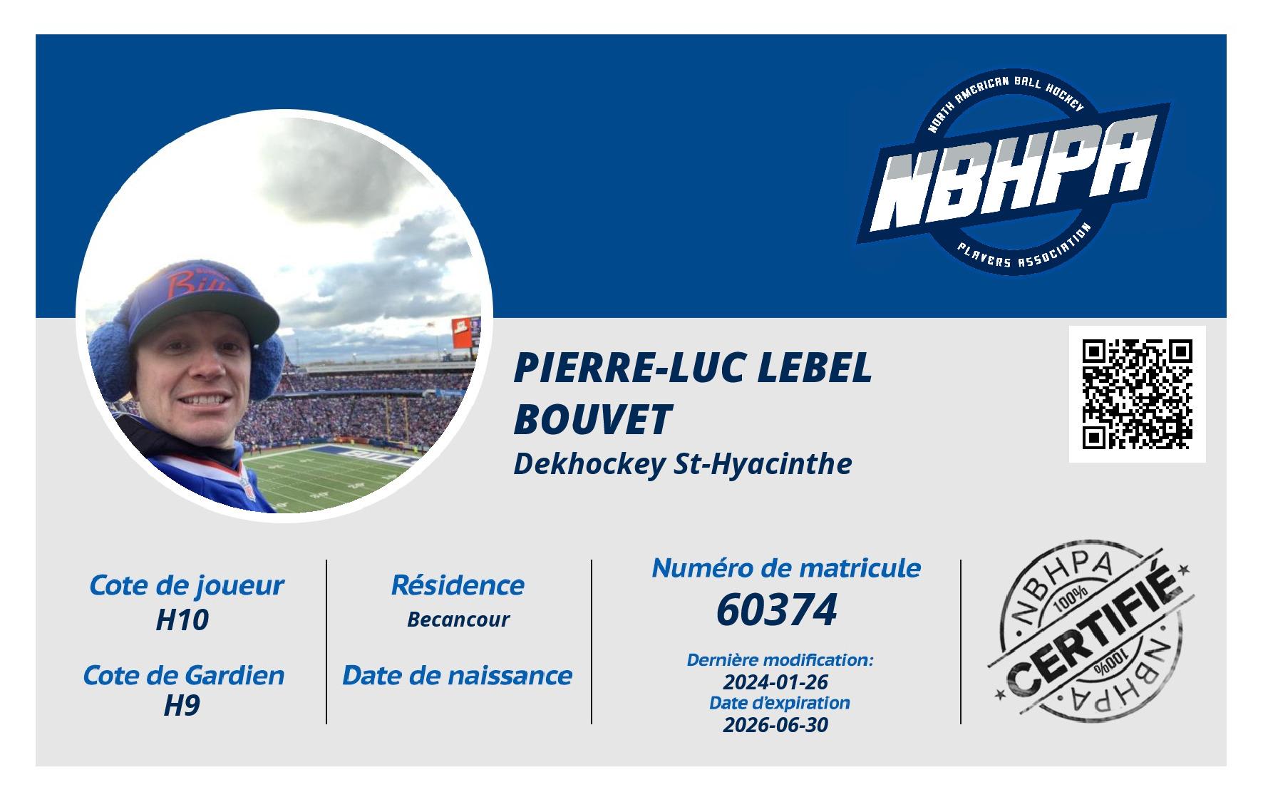 Pierre-Luc Lebel Bouvet