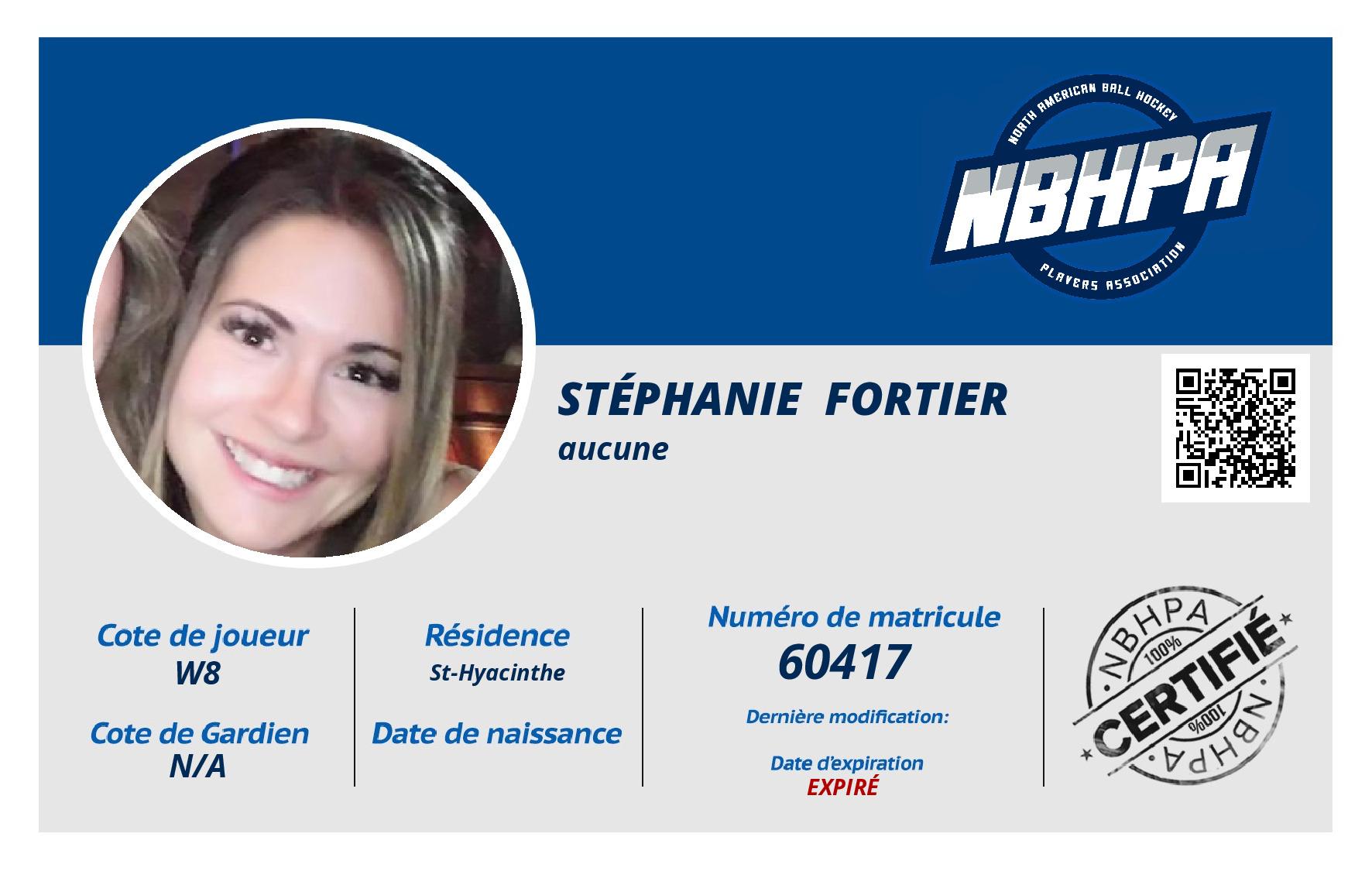 Stéphanie  Fortier 