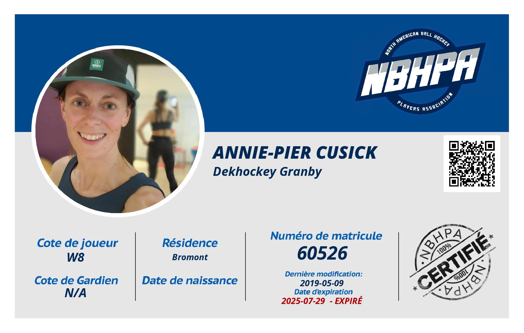 Annie-Pier Cusick