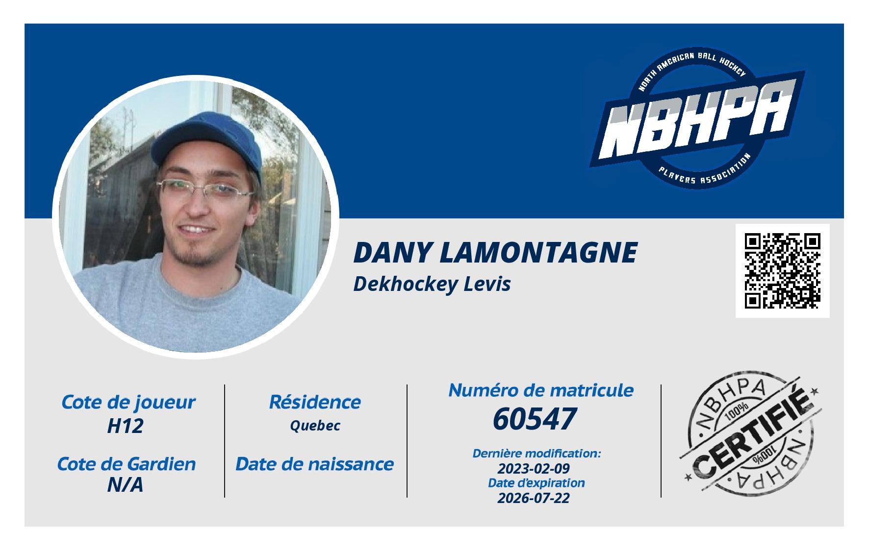 Dany Lamontagne
