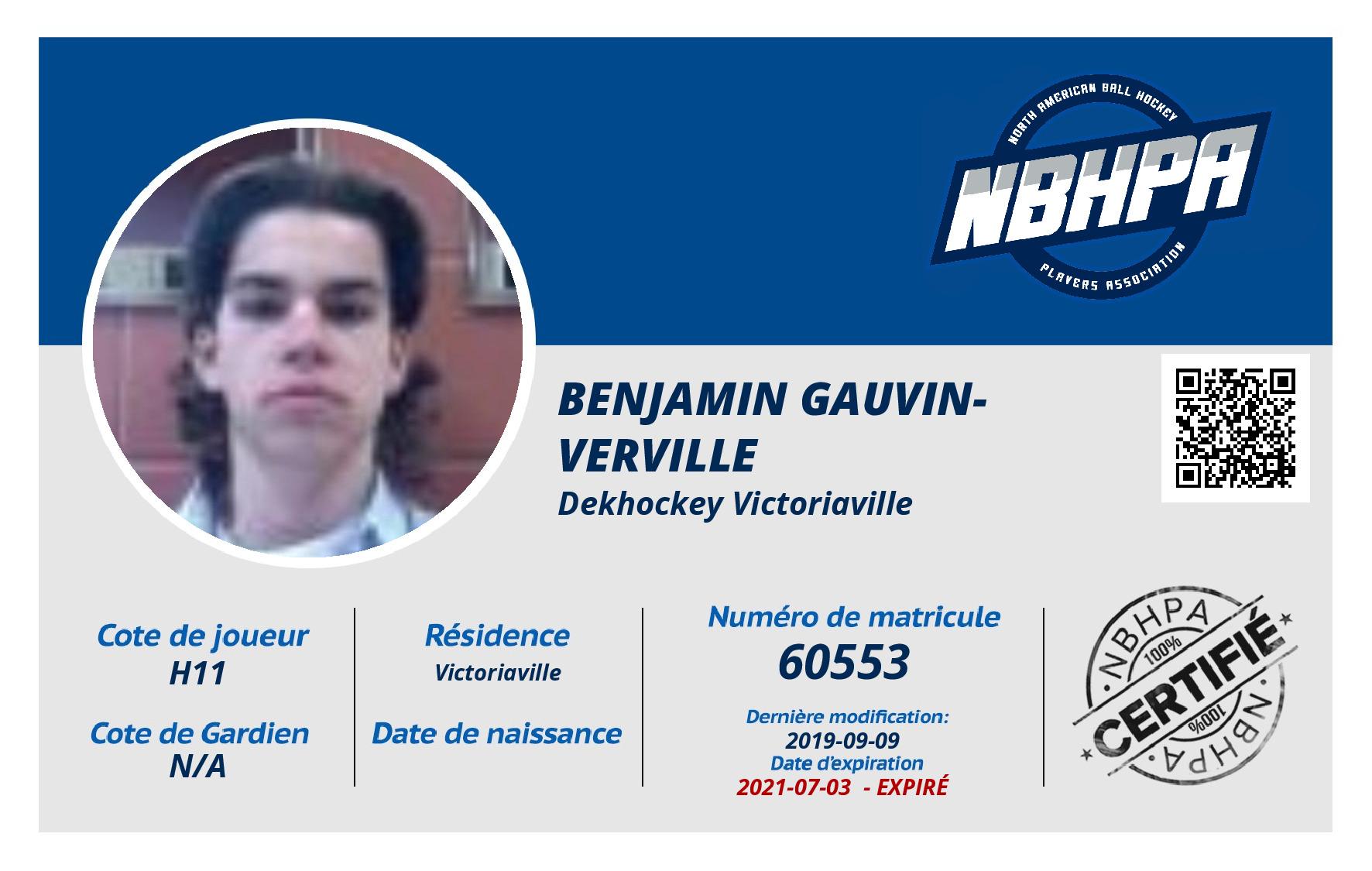 Benjamin Gauvin-Verville