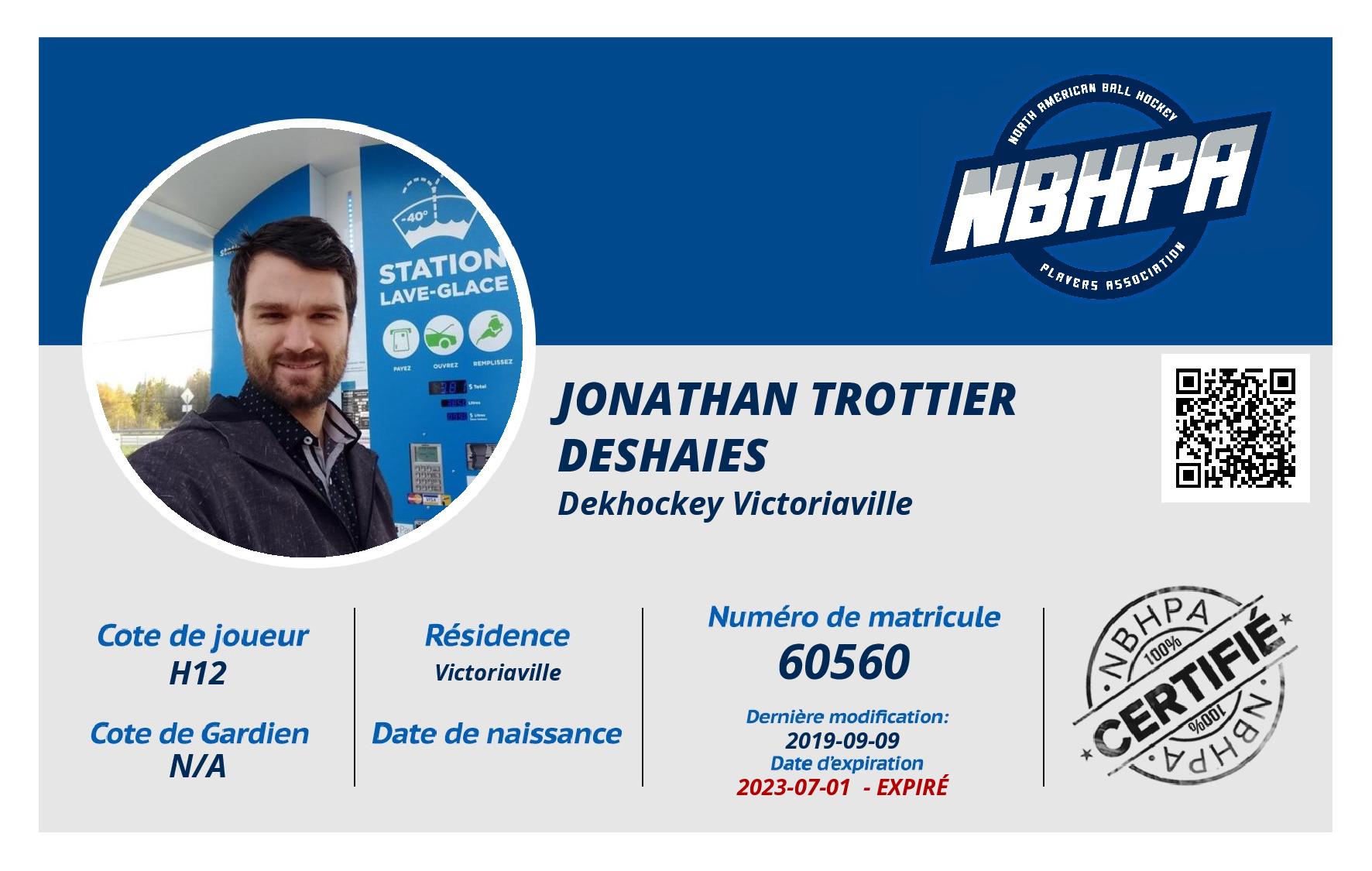 Jonathan Trottier Deshaies
