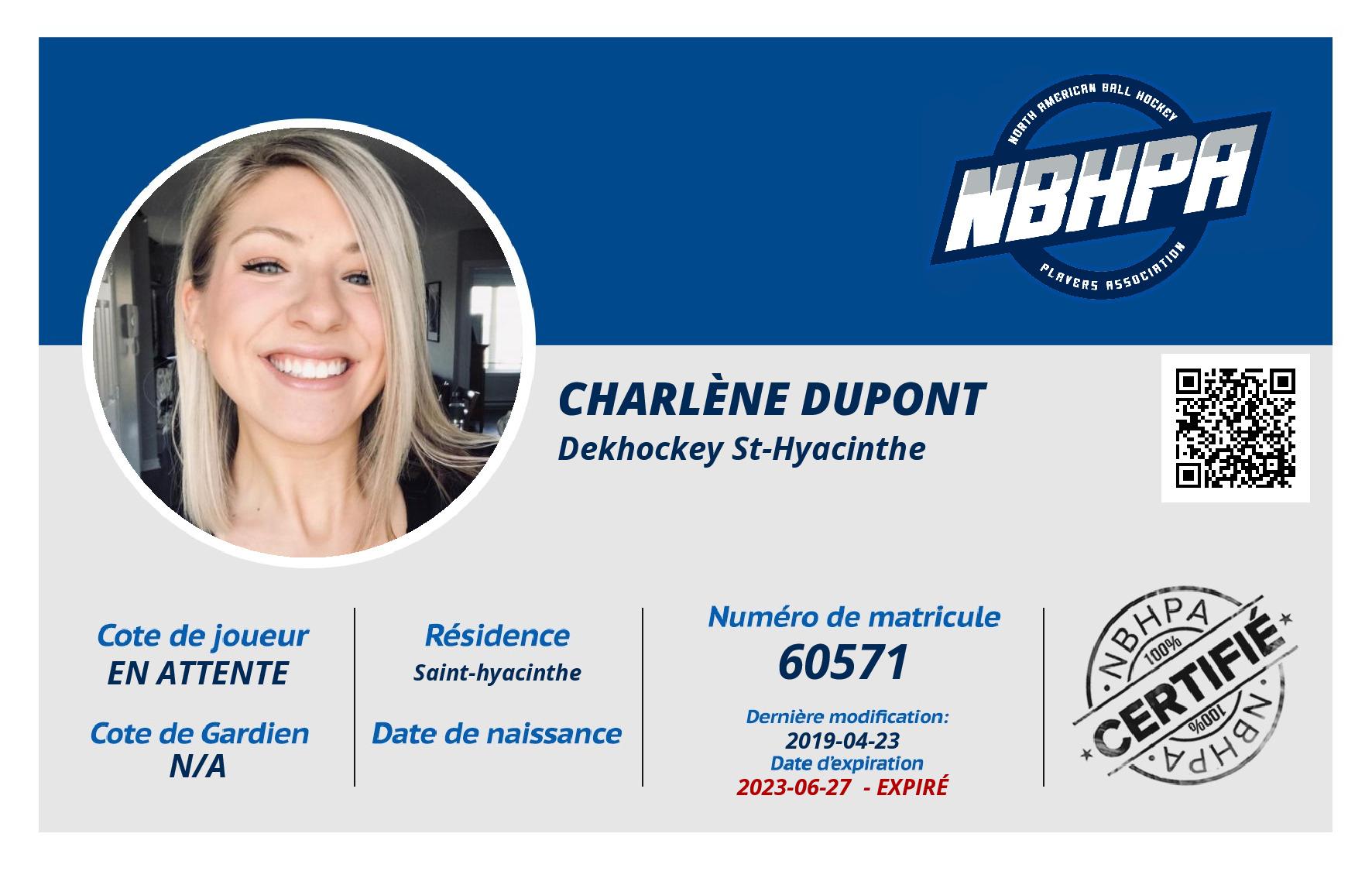 Charlène Dupont