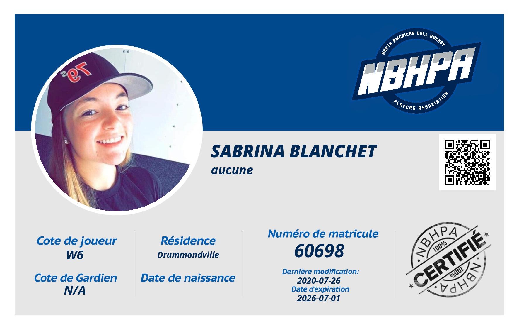 Sabrina Blanchet