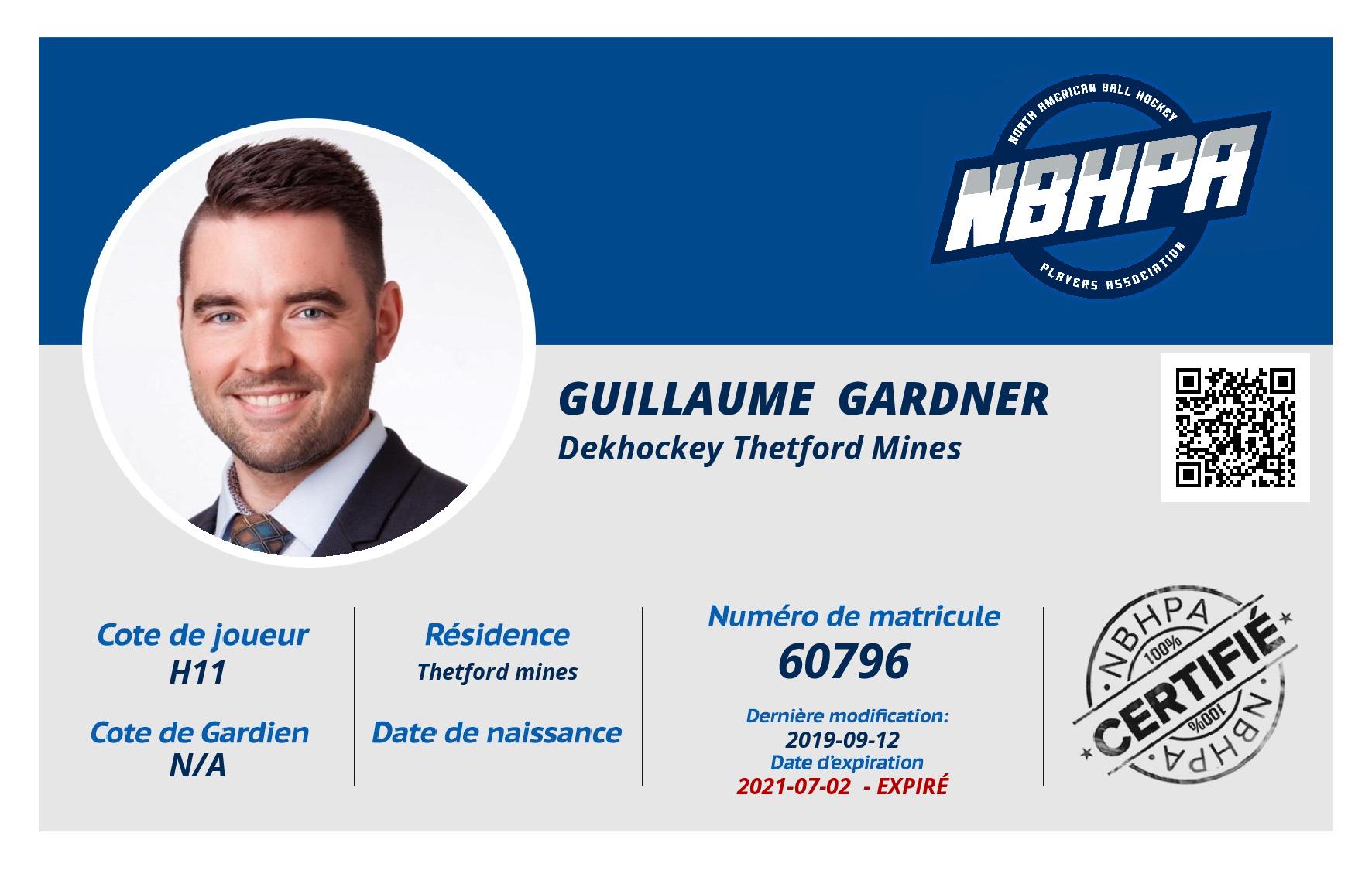 Guillaume  Gardner