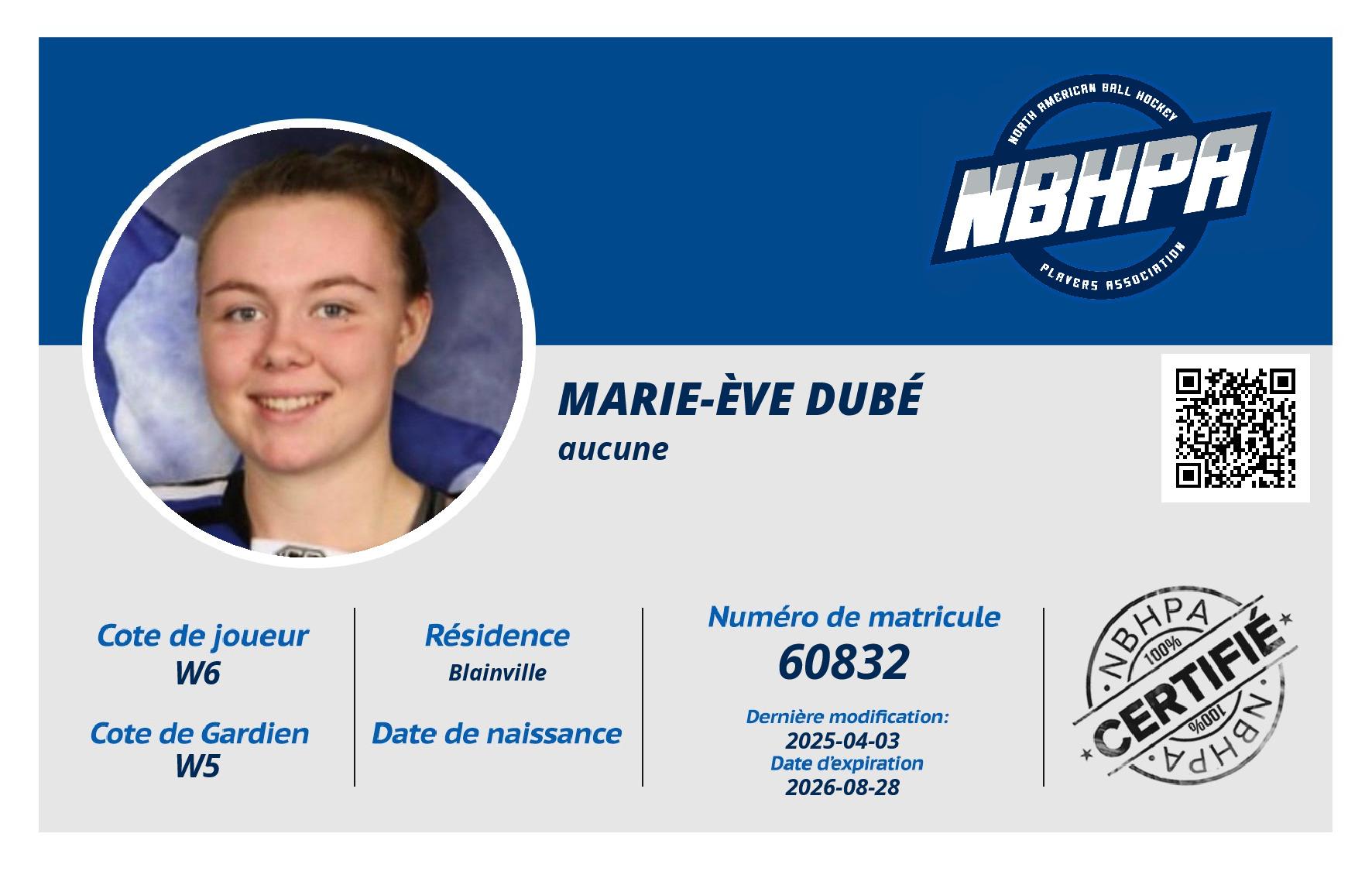 Marie-Ève Dubé