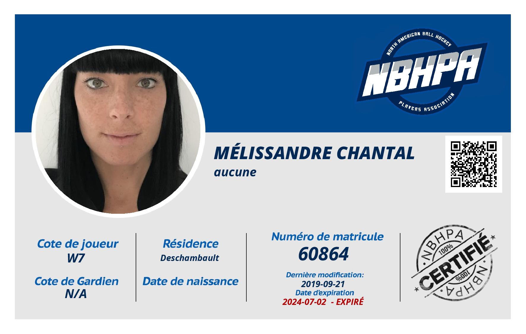 Mélissandre Chantal