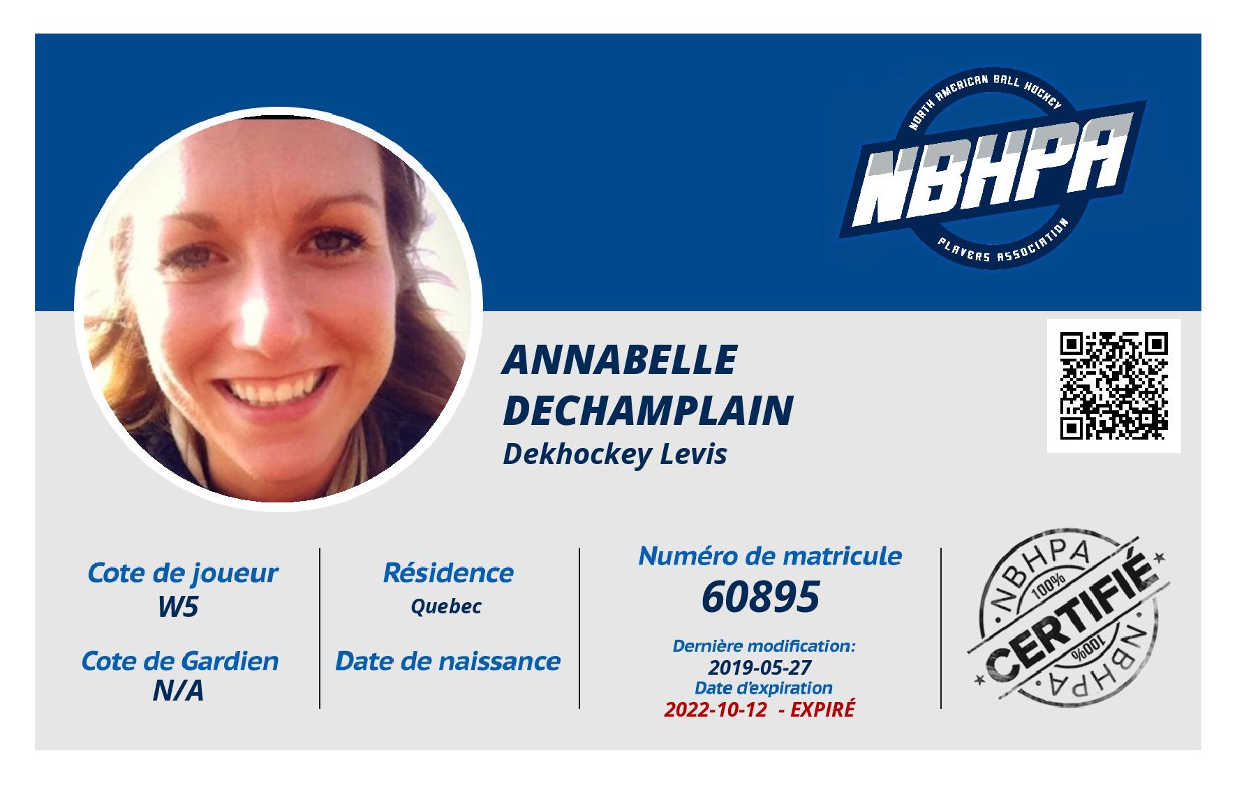 Annabelle Dechamplain