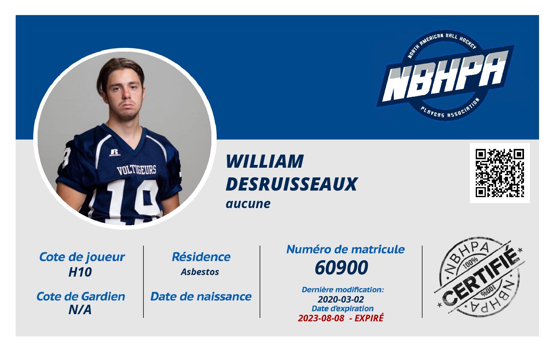 William Desruisseaux 