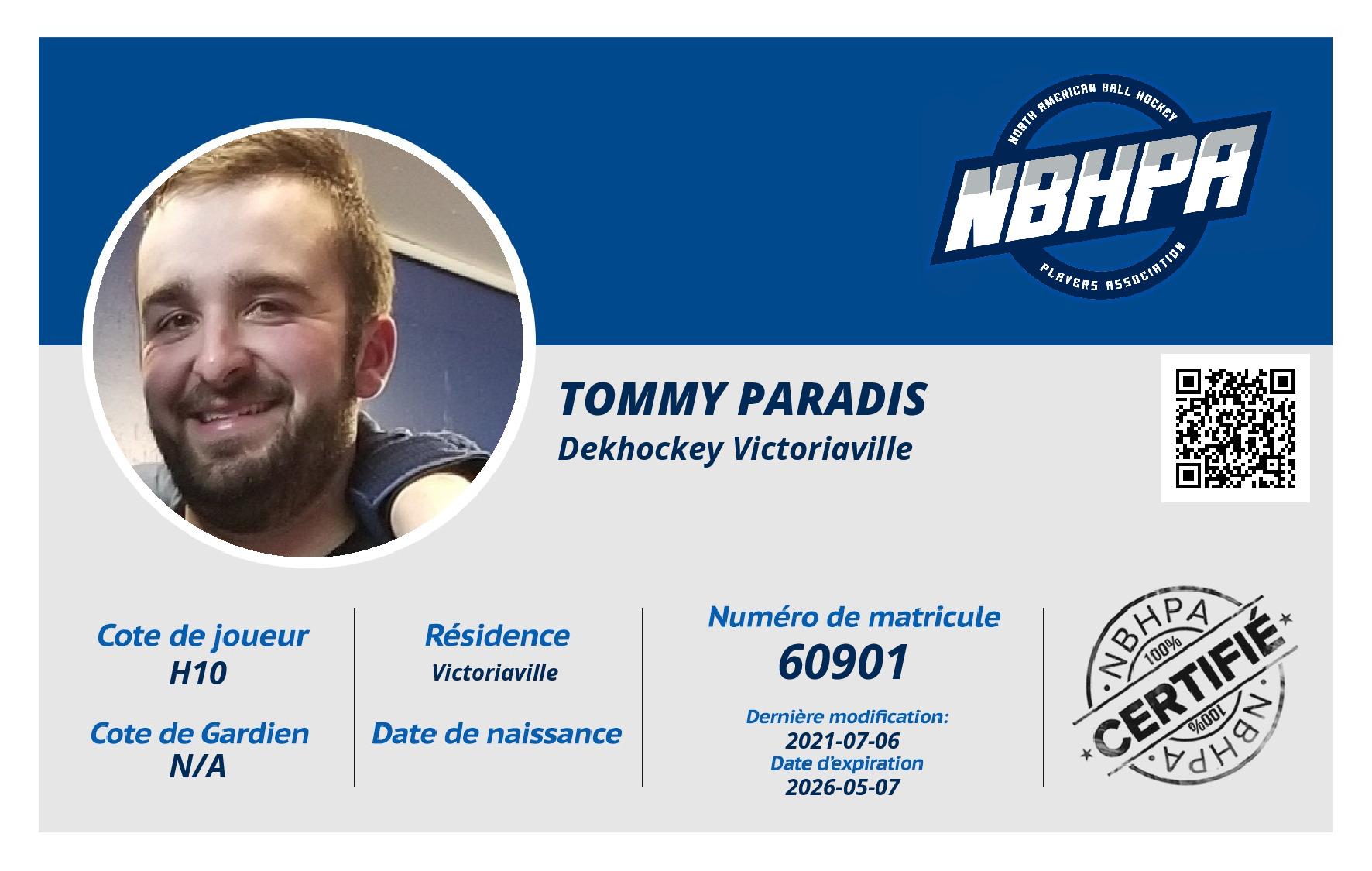 Tommy Paradis