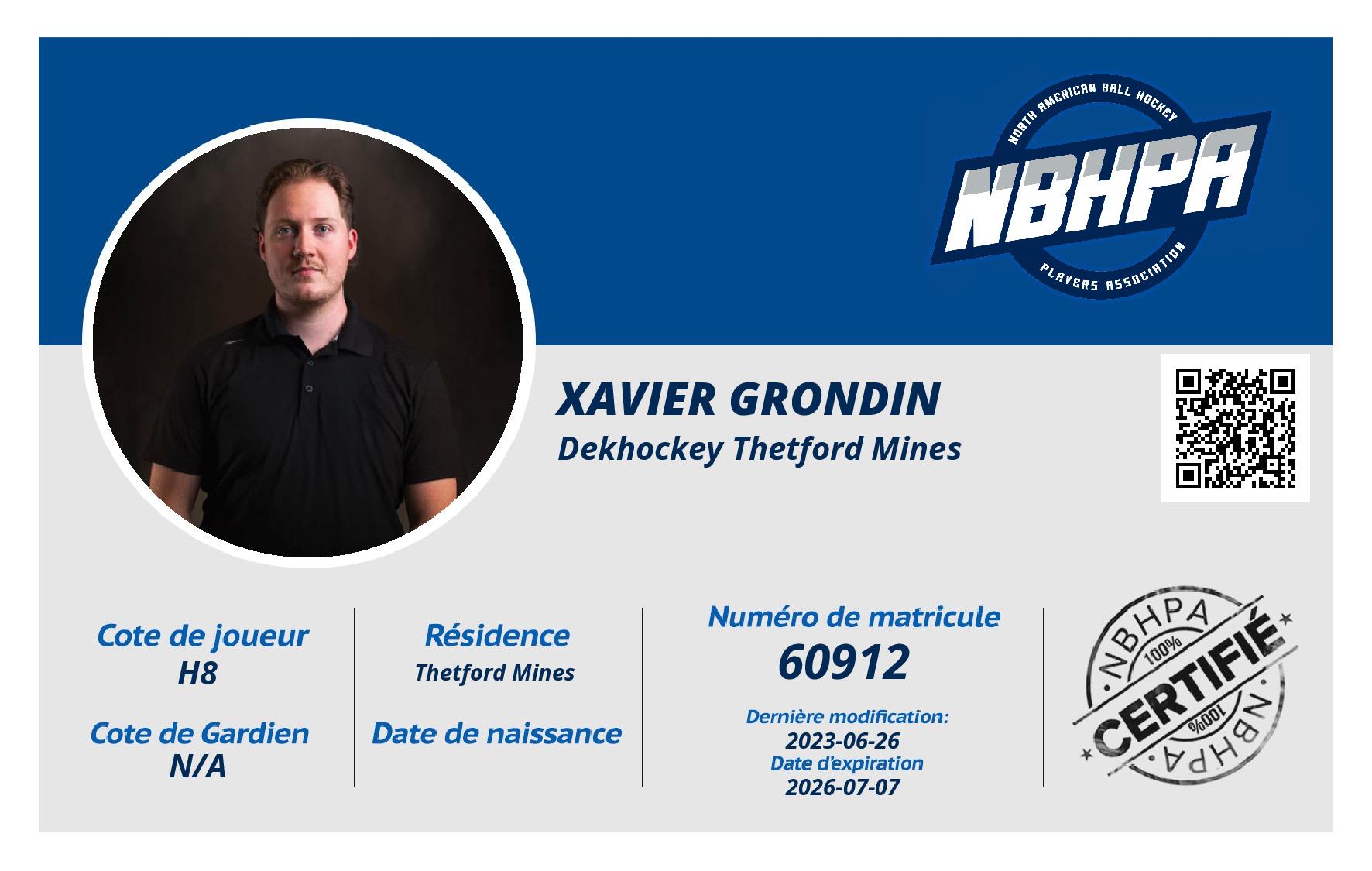 Xavier Grondin