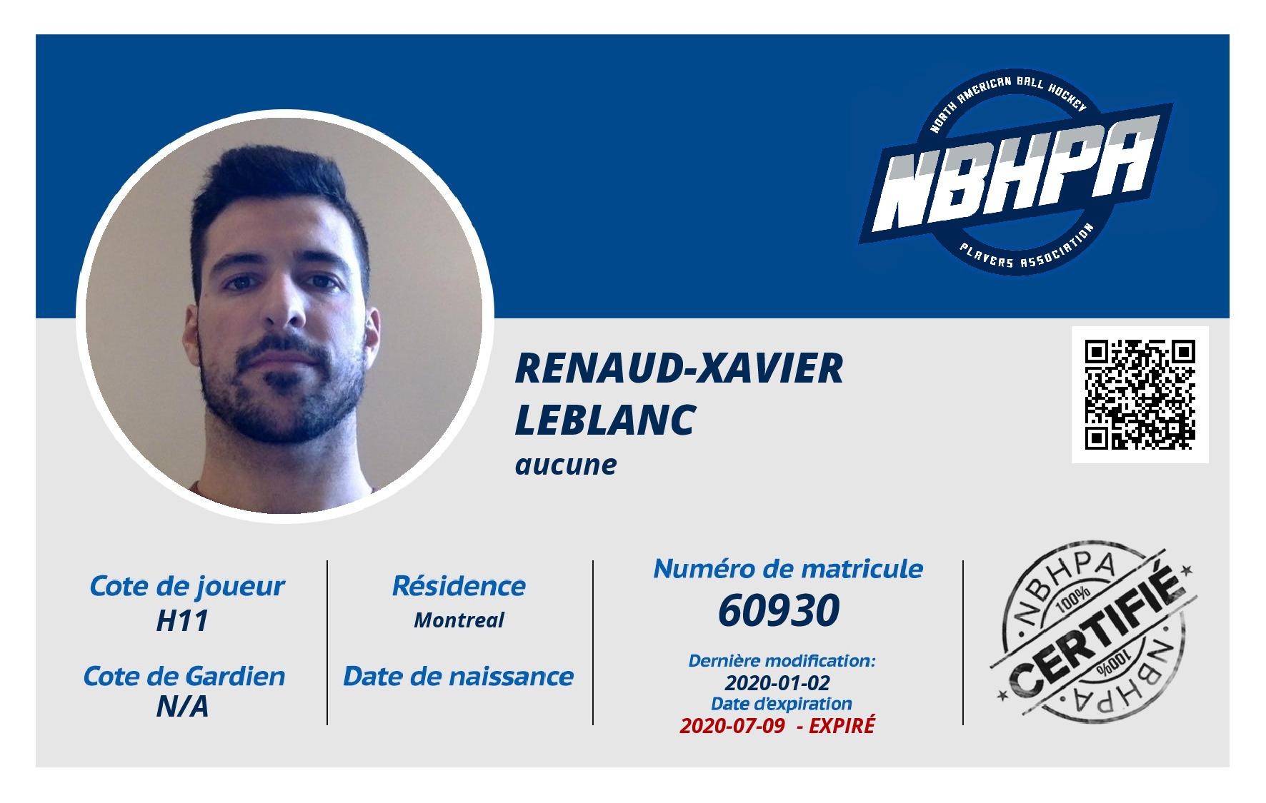 Renaud-Xavier Leblanc