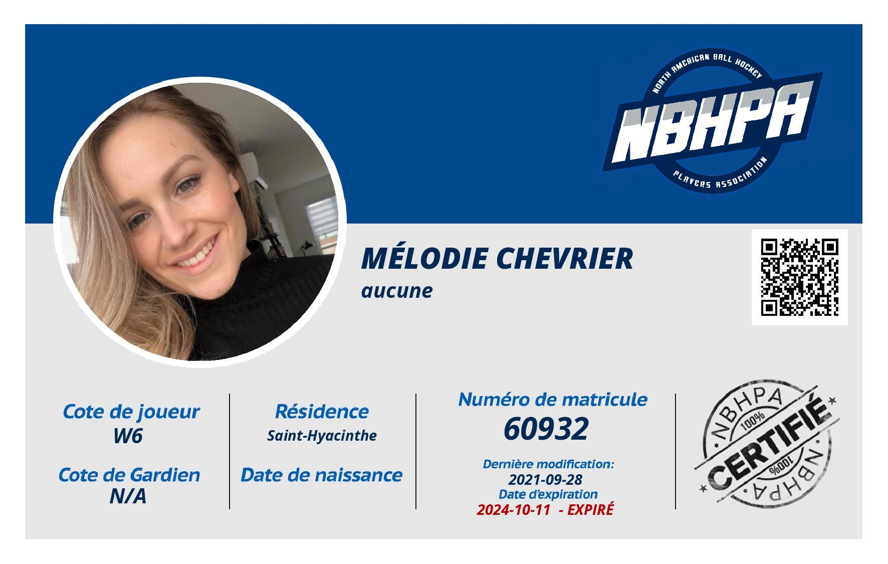 Mélodie Chevrier