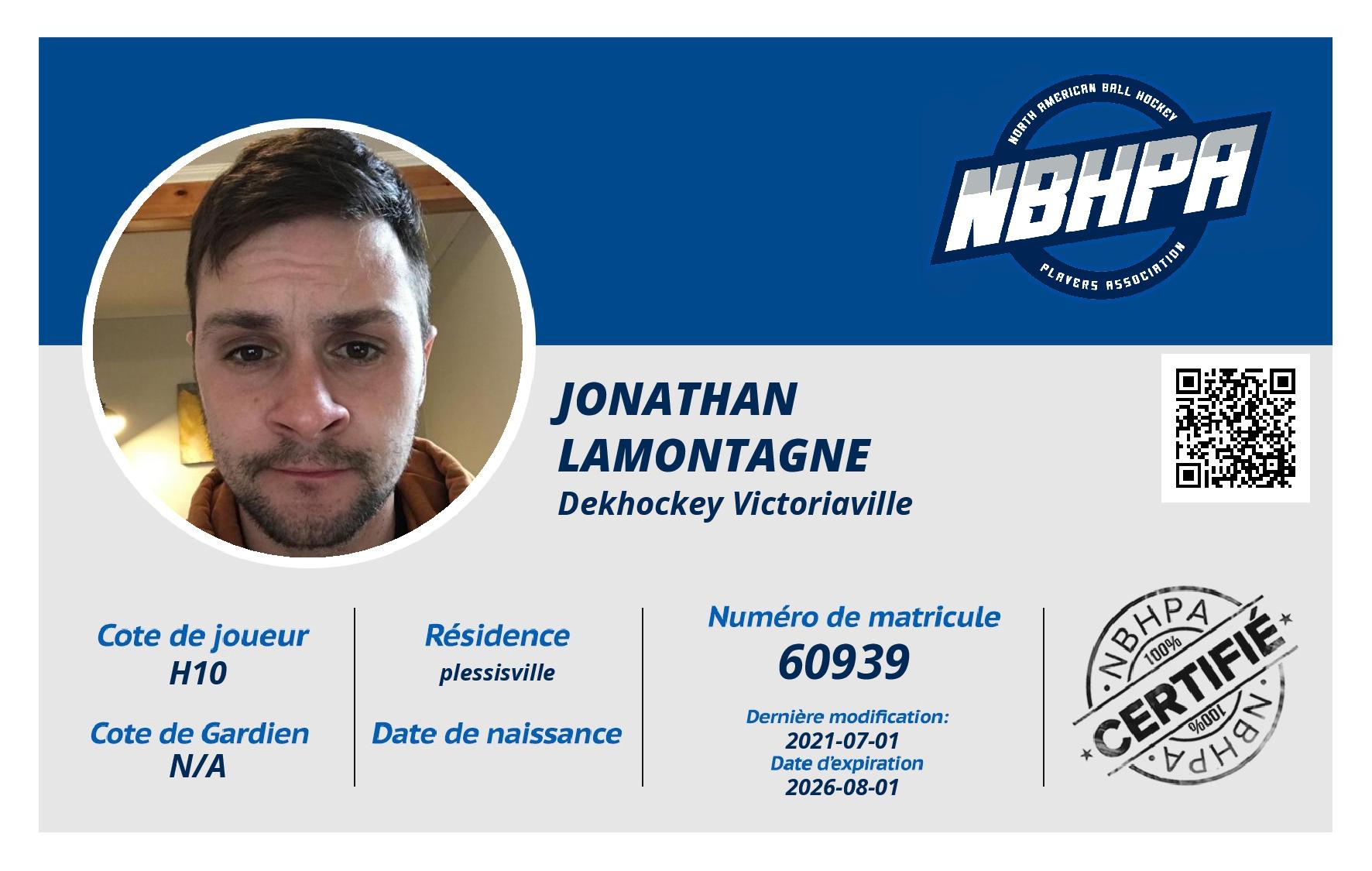 Jonathan Lamontagne