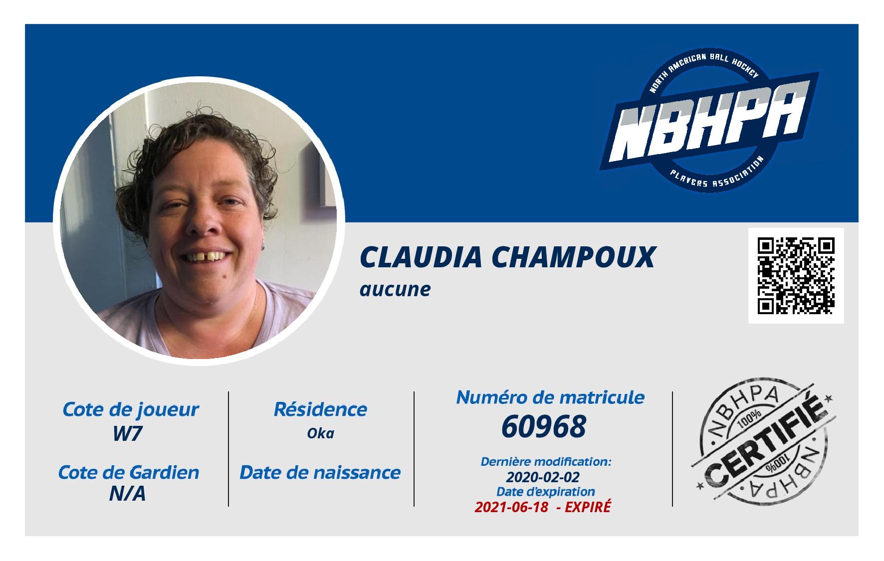 Claudia Champoux