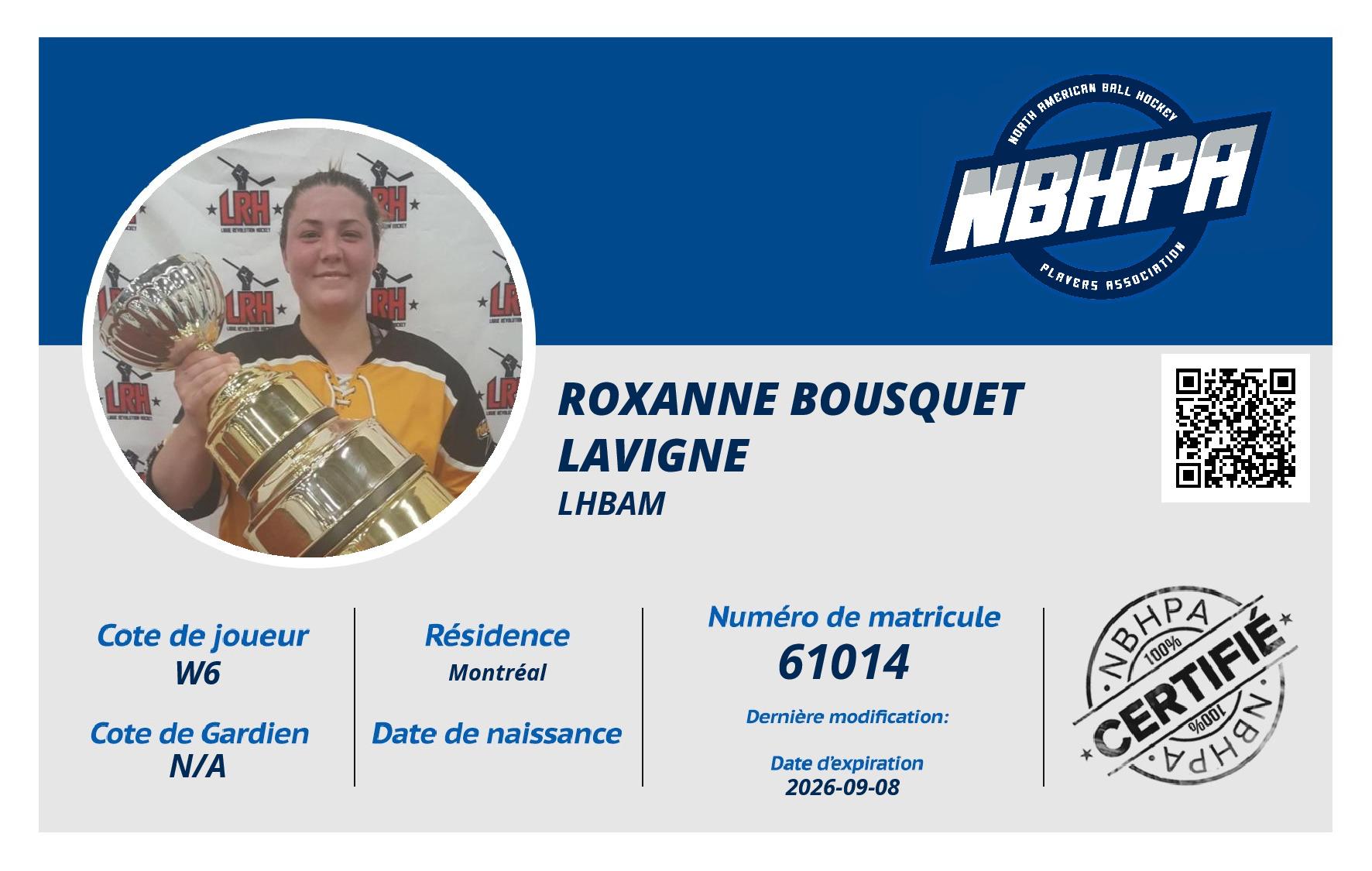 Roxanne Bousquet Lavigne