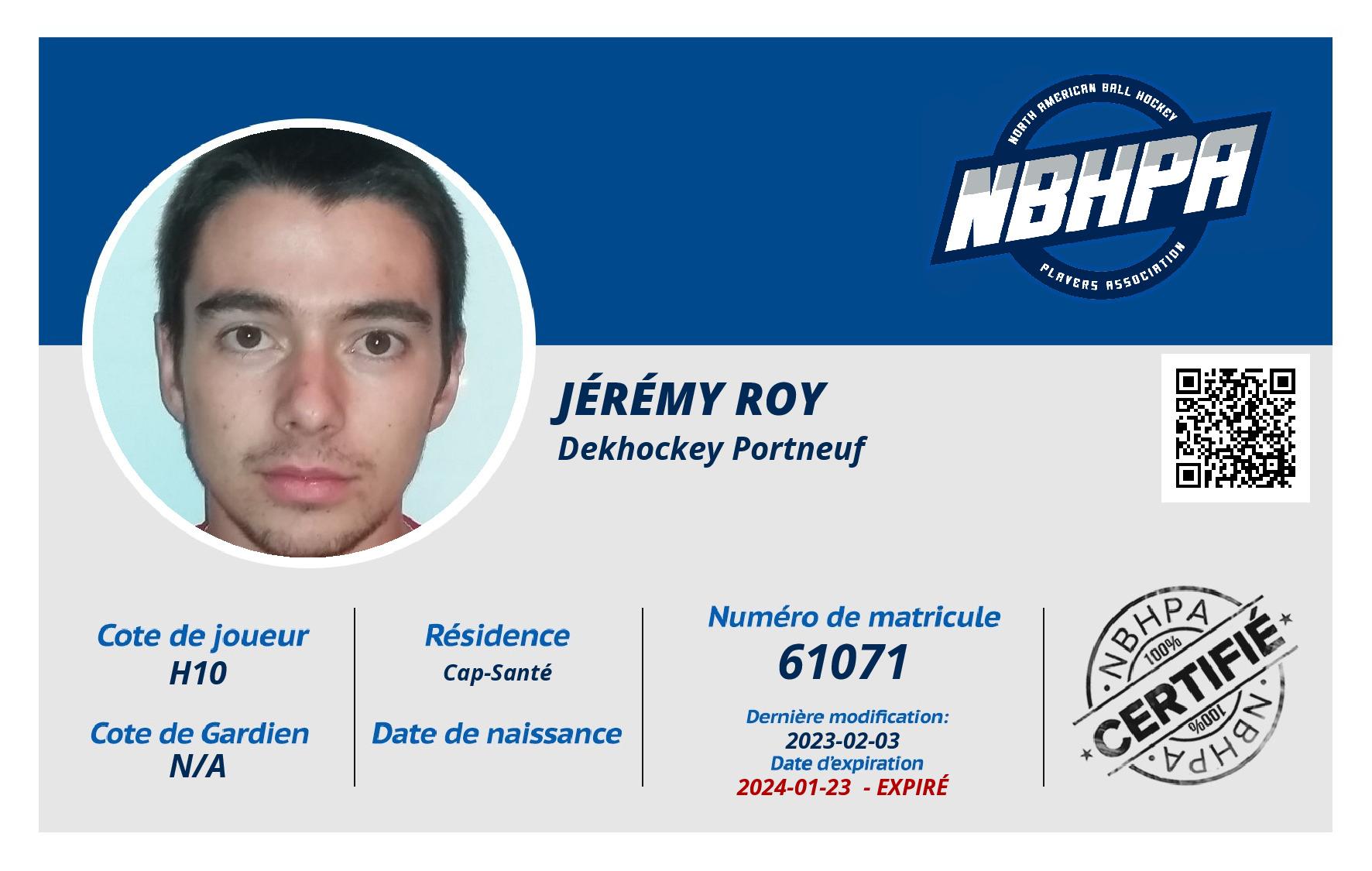 Jérémy Roy