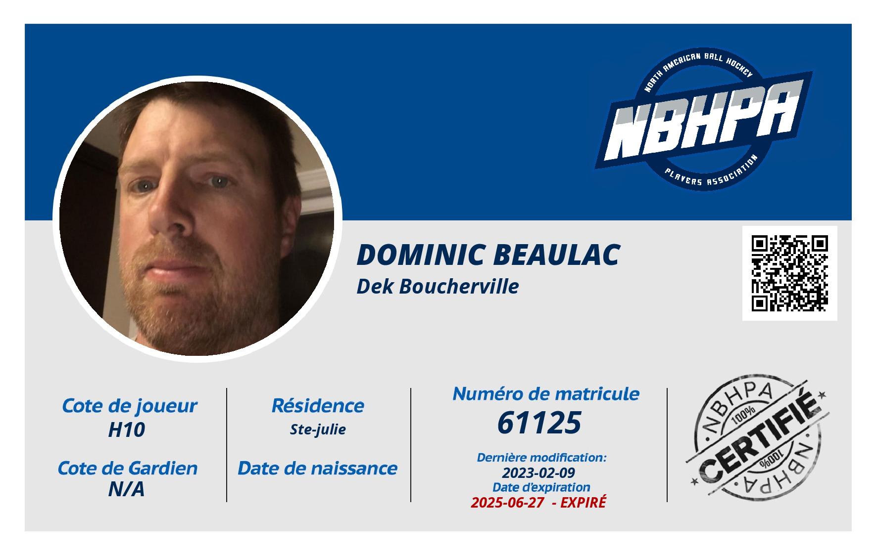Dominic Beaulac