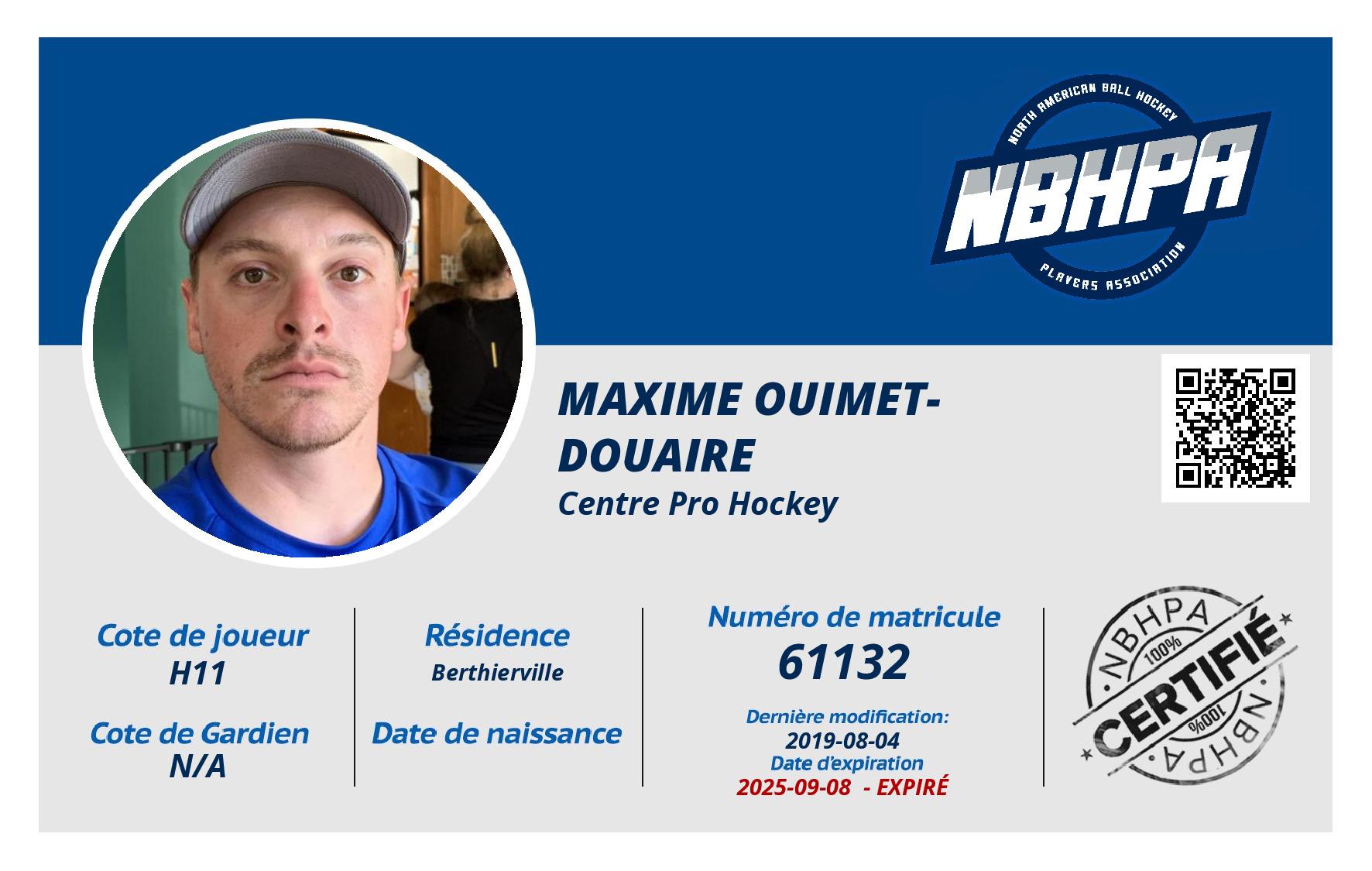 Maxime Ouimet-Douaire