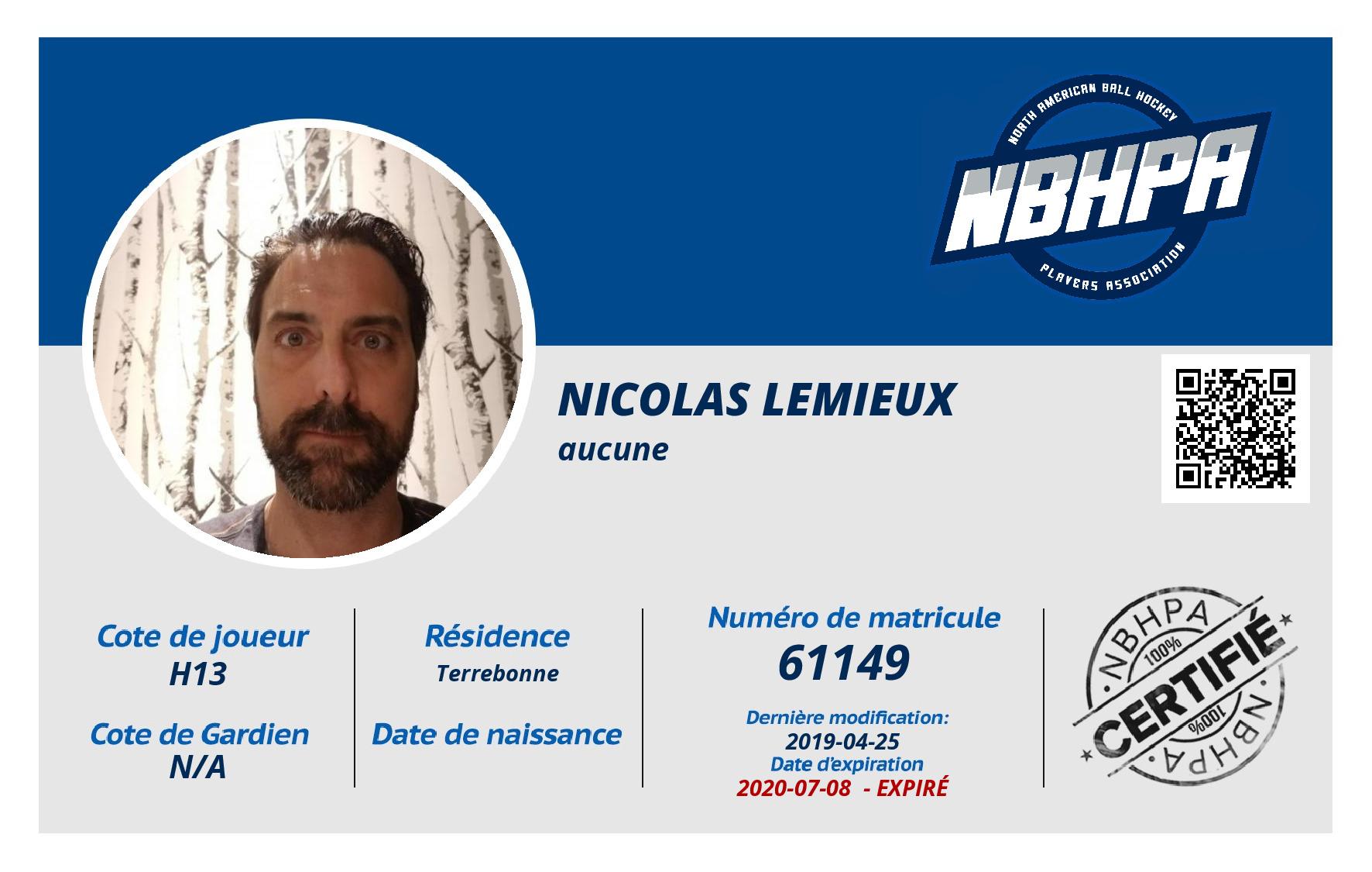 Nicolas Lemieux